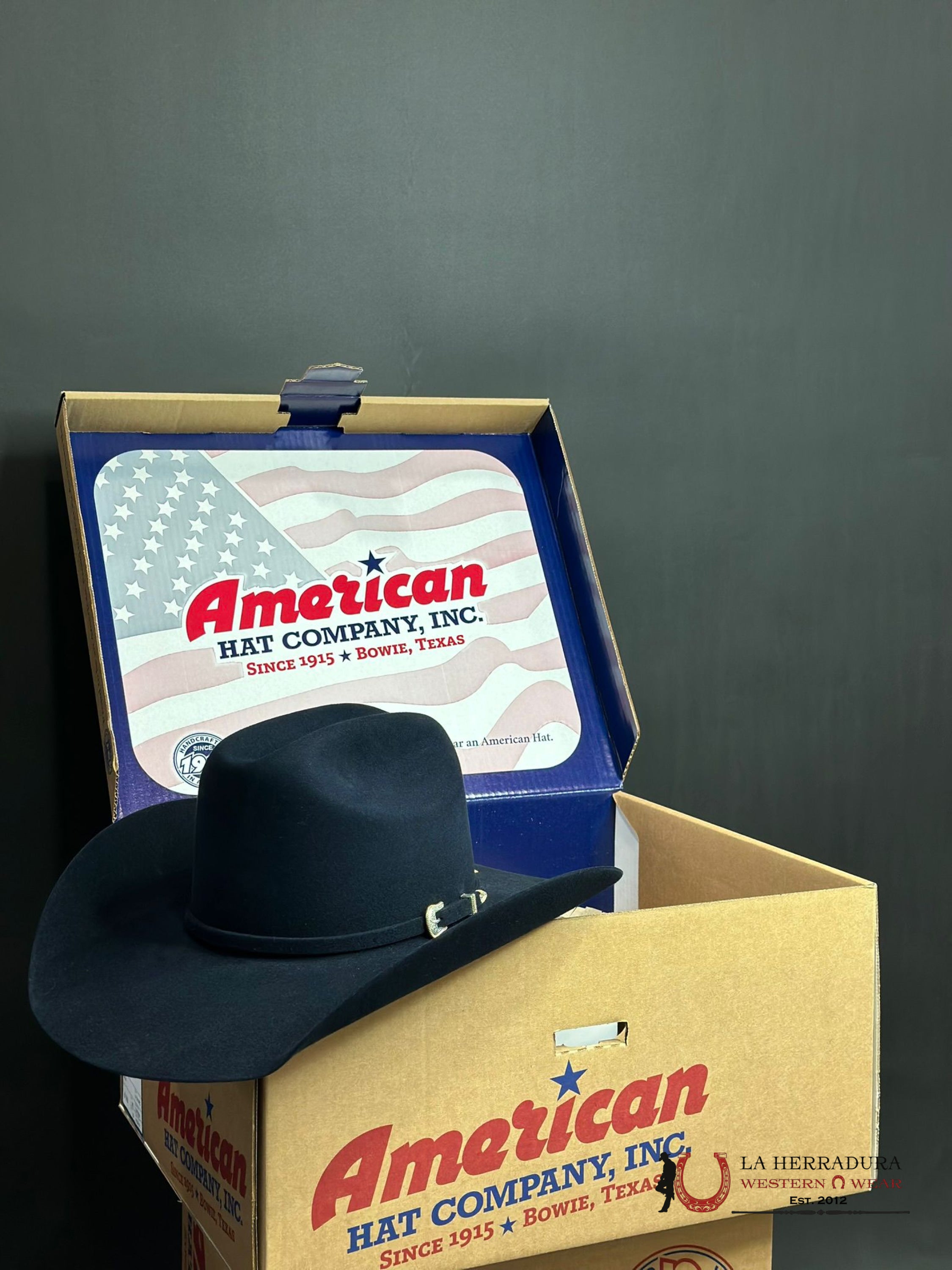 10X American Felt Hat Midnight Blue Tejana