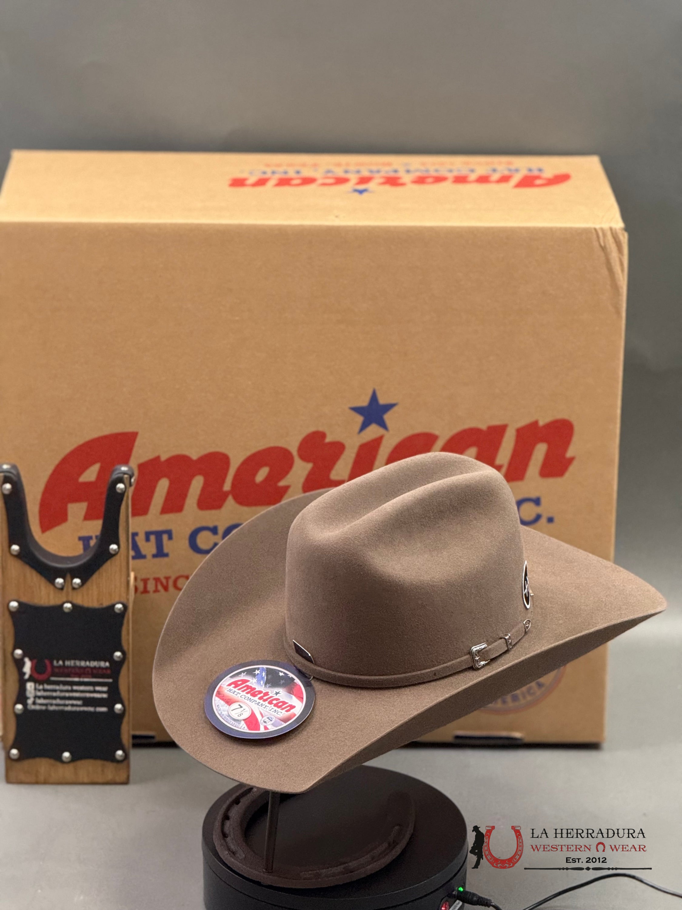 10X American Felt Hat Pecan Tejana