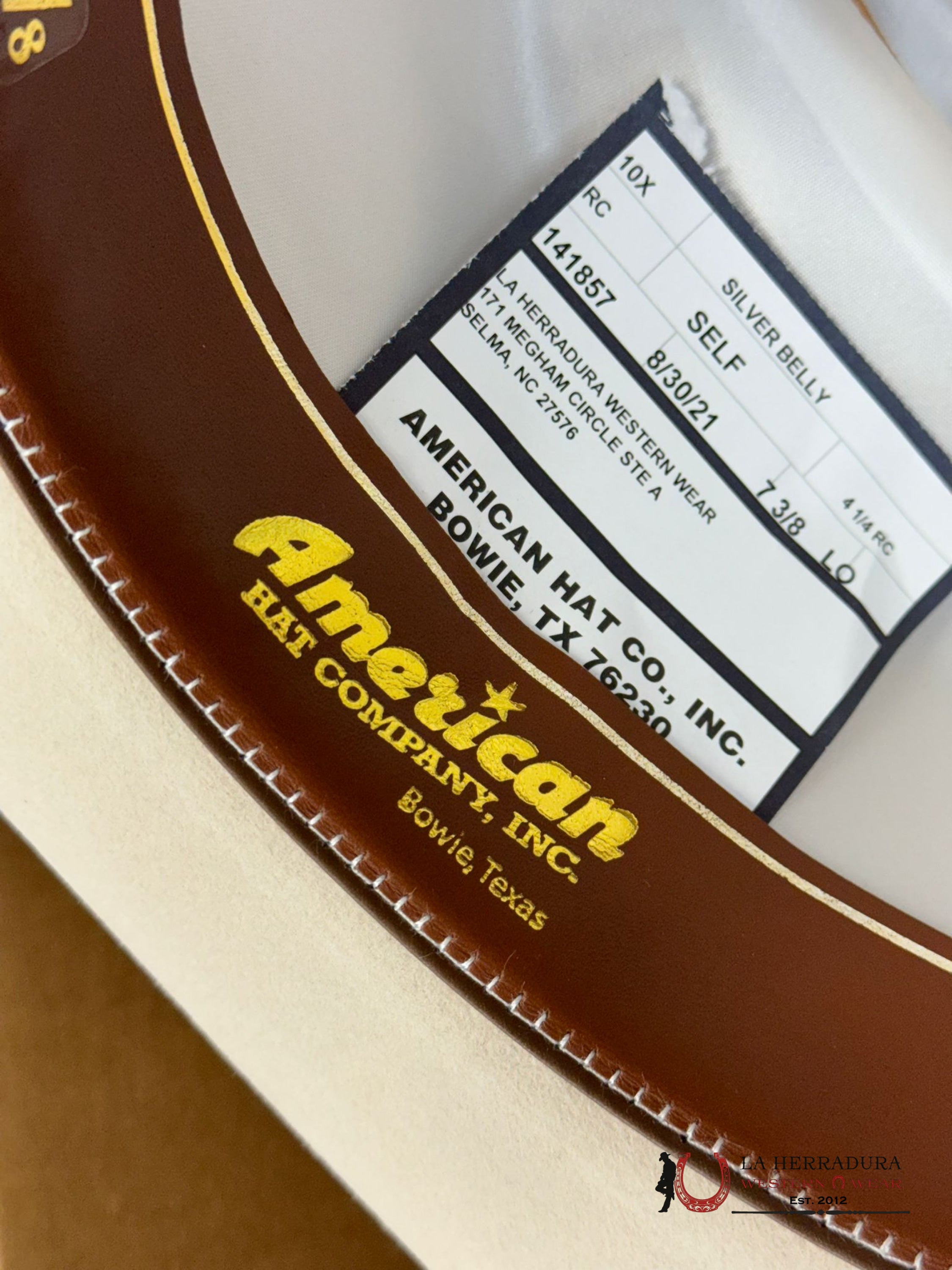 10X American Felt Hat Silverbelly Tejana