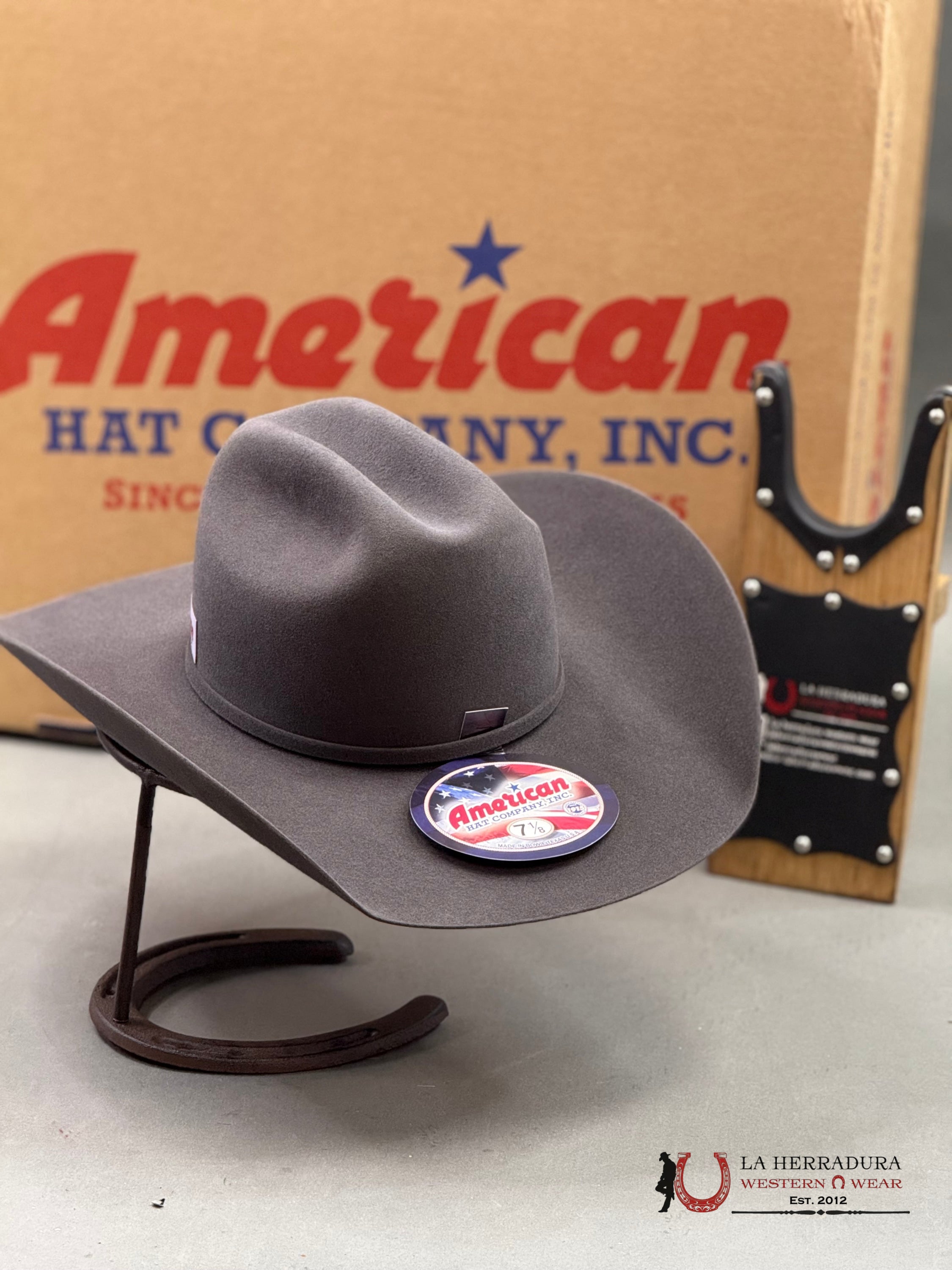 10X American Felt Hat Steel Tejana