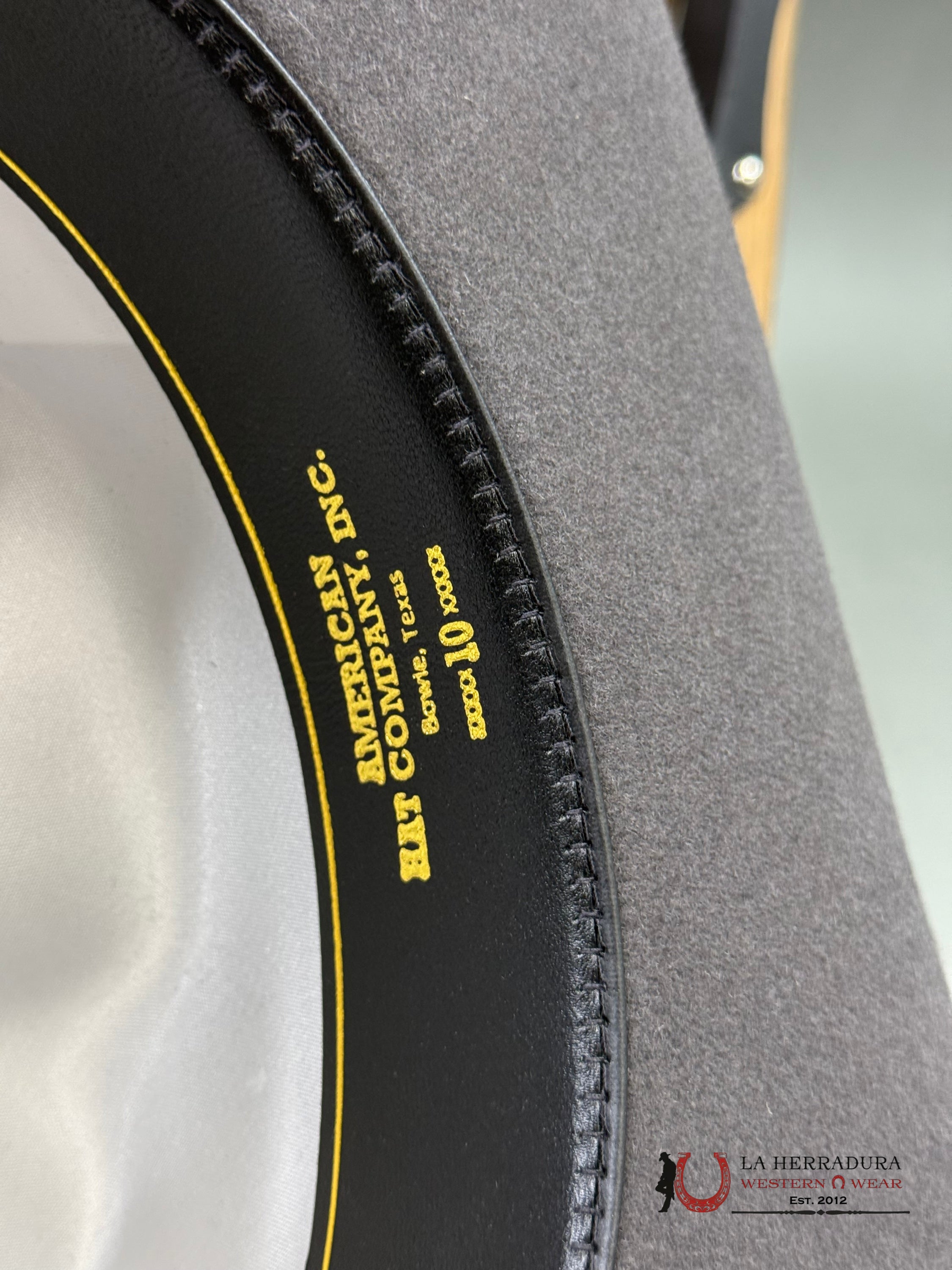 10X American Felt Hat Steel Tejana