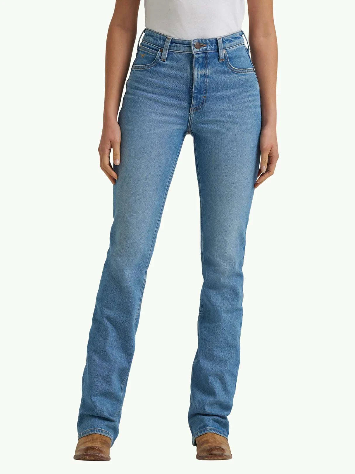 JEANS WOMENS WRANGLER RIDING JEAN BOOTCUT HIGH RISE 112367598 Laherradurawwnc.com