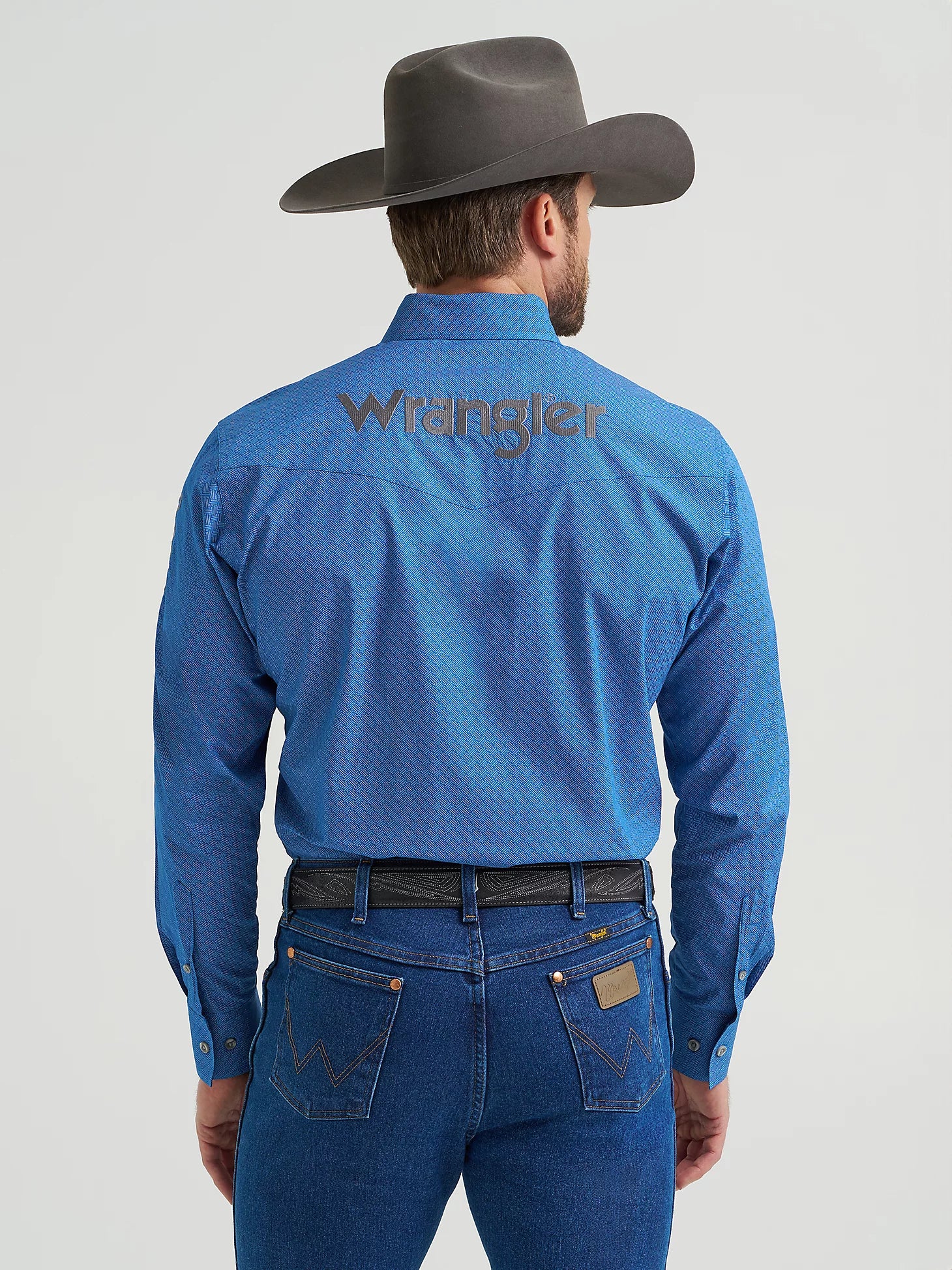 WRANGLER SHIRT CLASSIC FIT BLUE 112369443