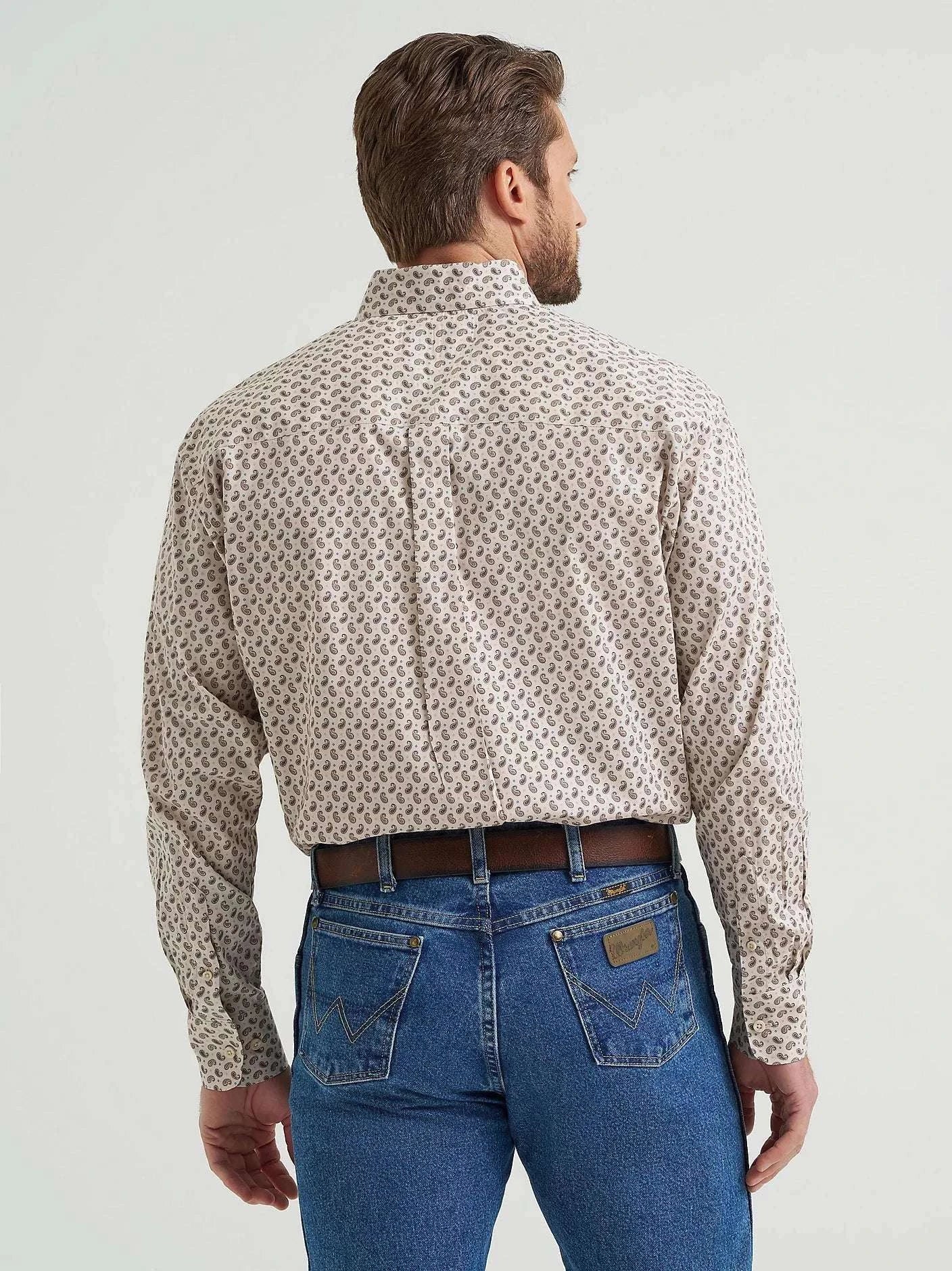 WRANGLER MEN GEORGE STRAIT LS SHIRT -112369580 Laherradurawwnc.com