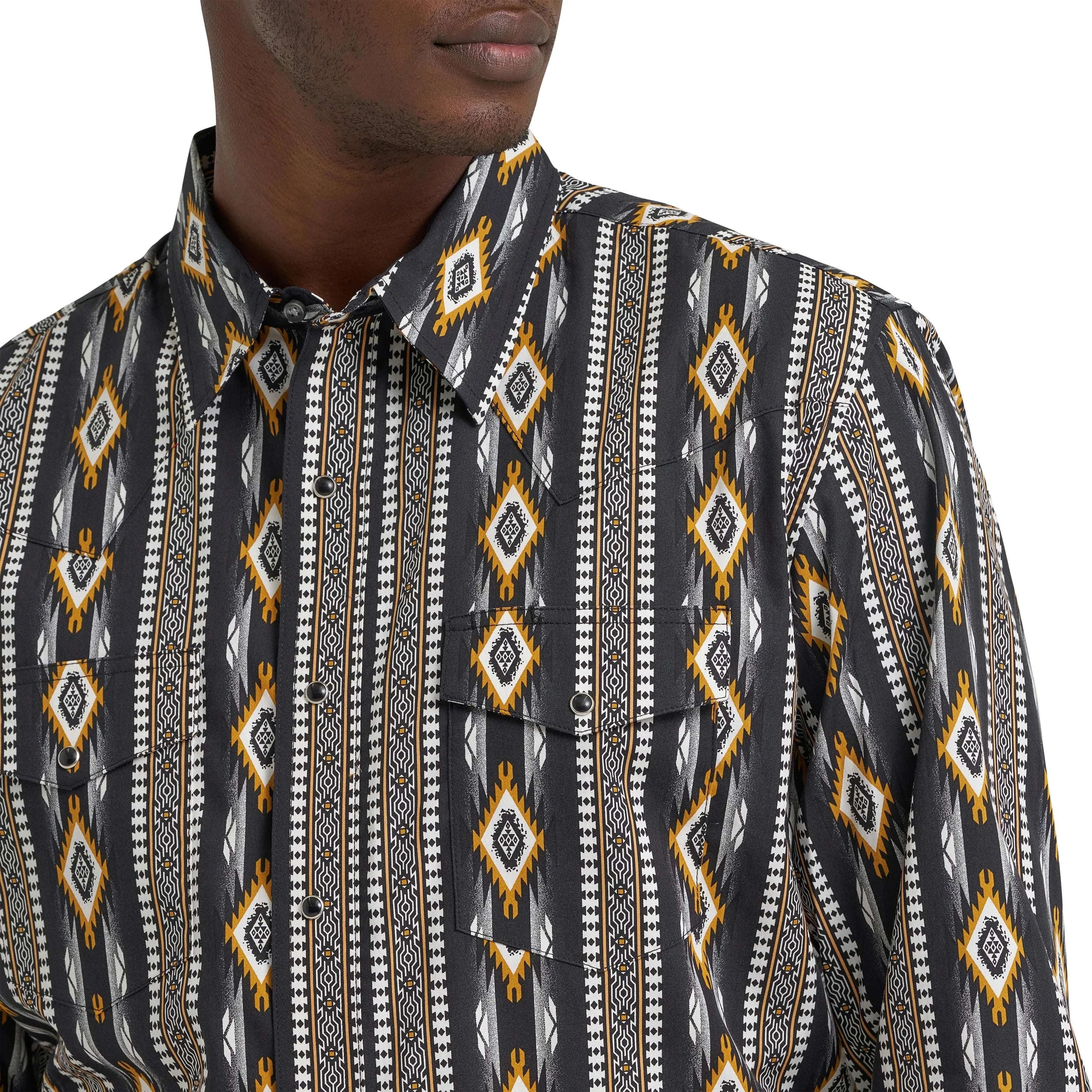 WRANGLER SHIRT MEN BLACK 112374910 Laherradurawwnc.com