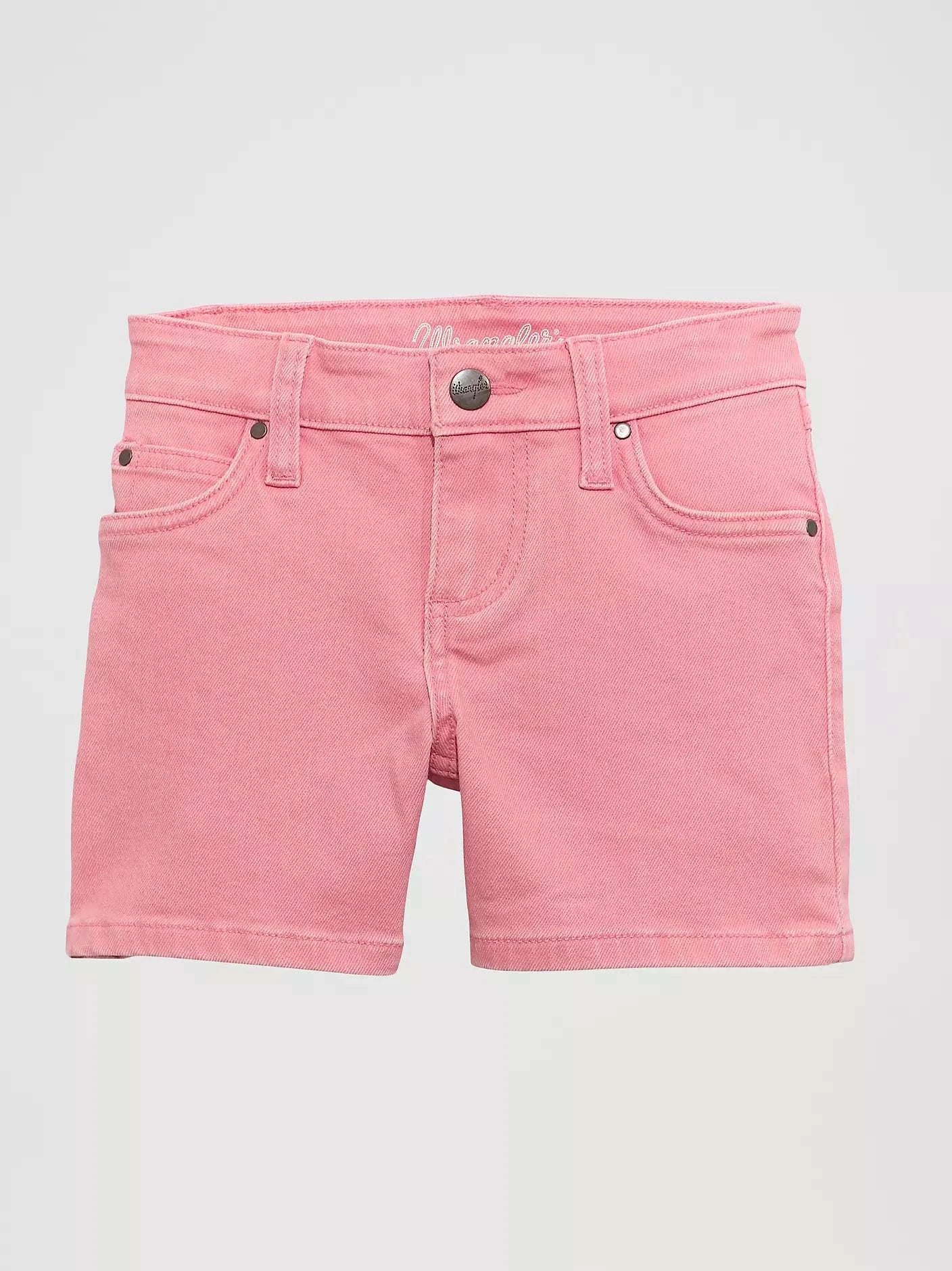 WRANGLER GIRLS PINK JEAN SHORT -112375137 Laherradurawwnc.com