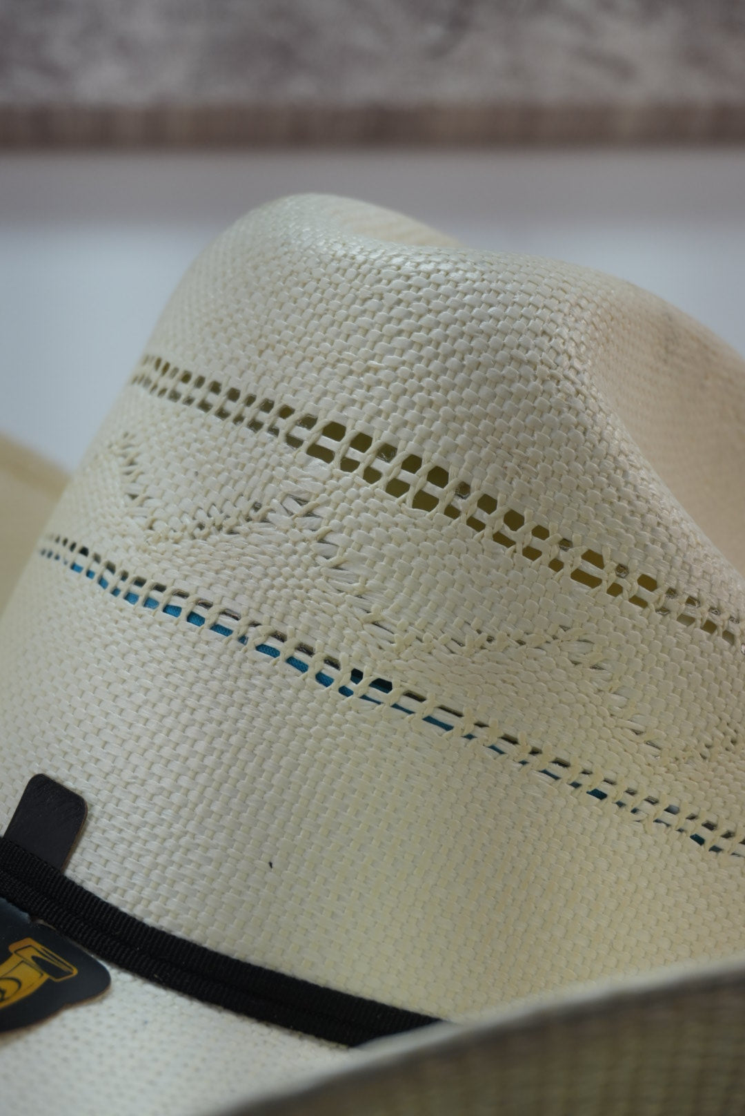 HERRADURA STRAW HAT MALBORO SHAPE 2 RANDAS ZIGZAG