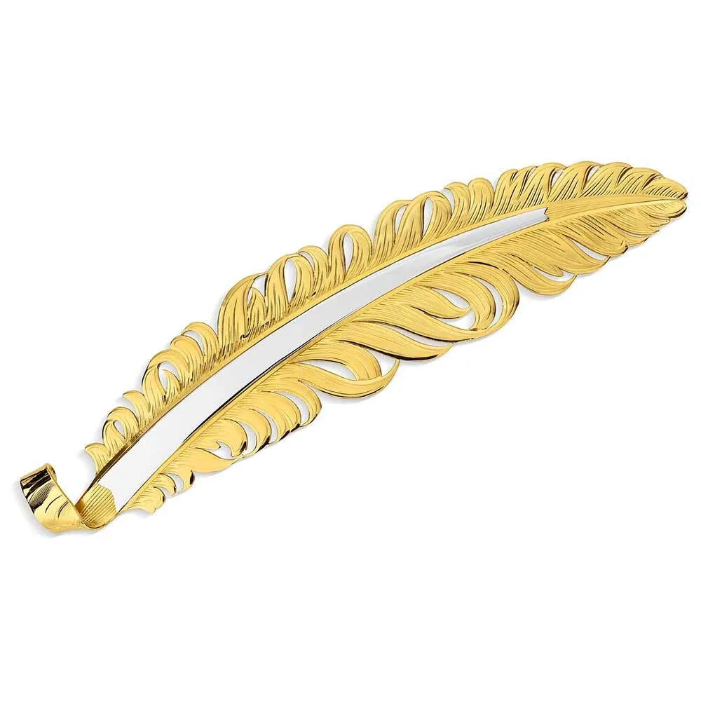 MONTANA HAT FEATHER PLATEADO CON DORADO SIN LETRAS