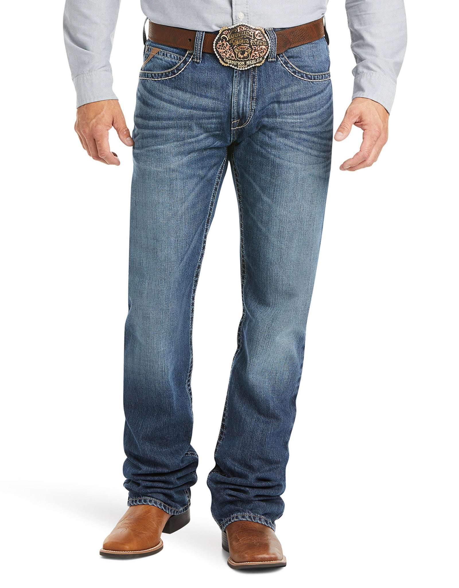 ARIAT MEN JEANS TRADITIONAL RELAXED BOOT CUT M2 CASSIDY 10036071 Laherradurawwnc.com
