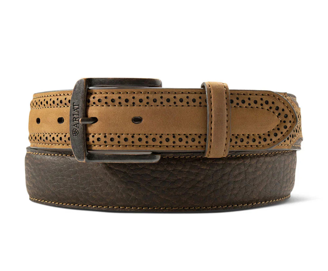 ARIAT MENS WESTERN BROWN BELT-A1043802