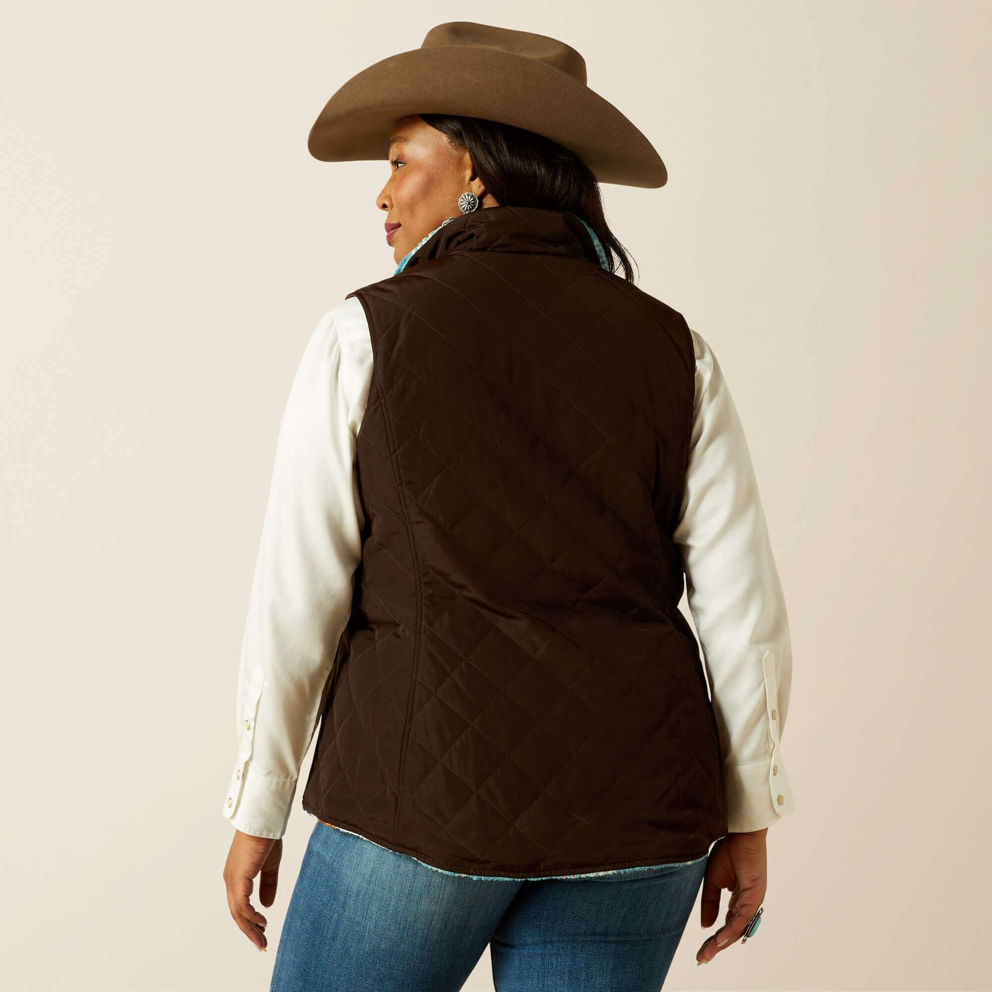 ARIAT WOMENS DILON 2.0 INS RVSBLE VST MOLE 10062816 Laherradurawwnc.com