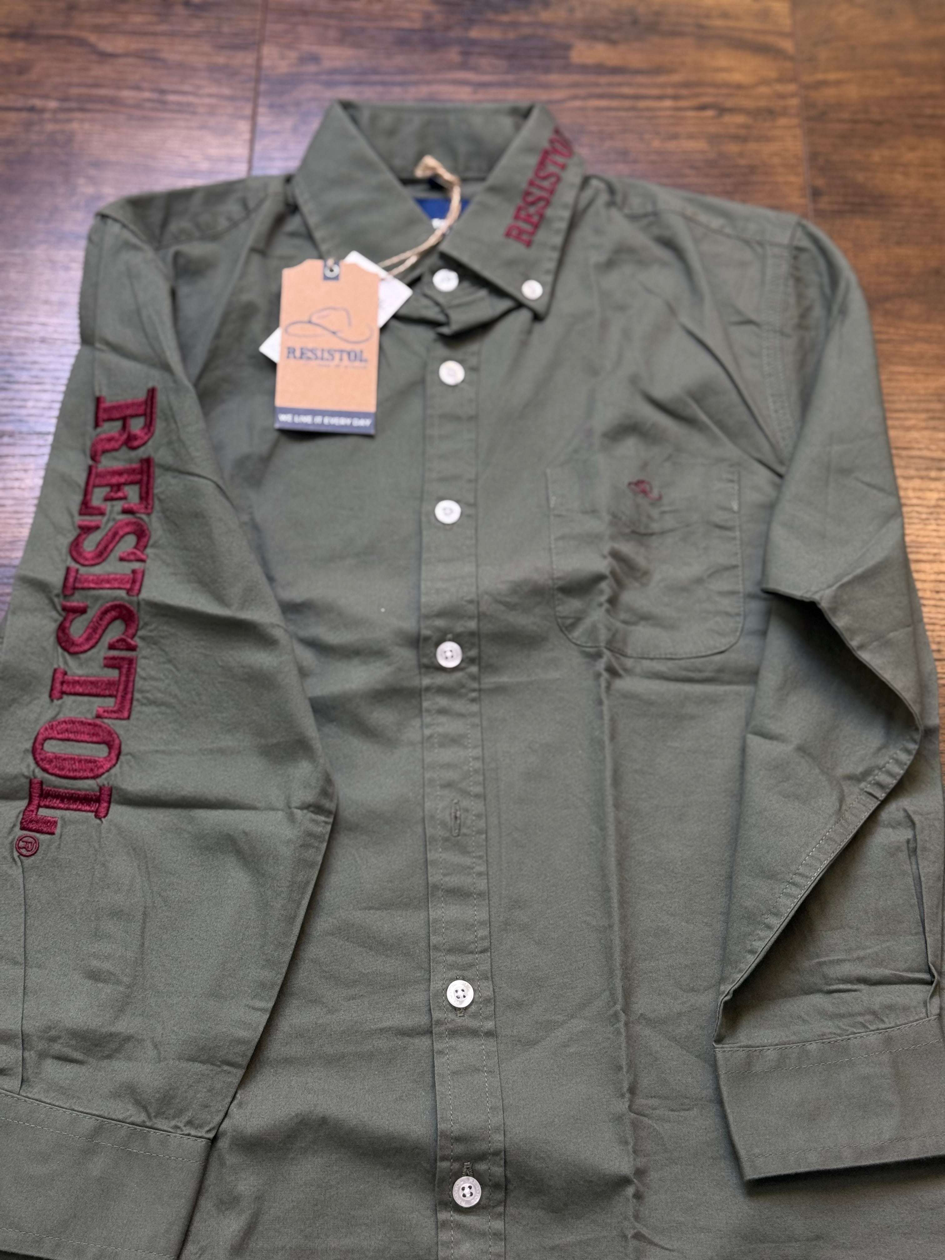 RESISTOL SHIPS KIDS LONGER SLEEVES CHILD GREEN BM15D3 Laherradurawwnc.com