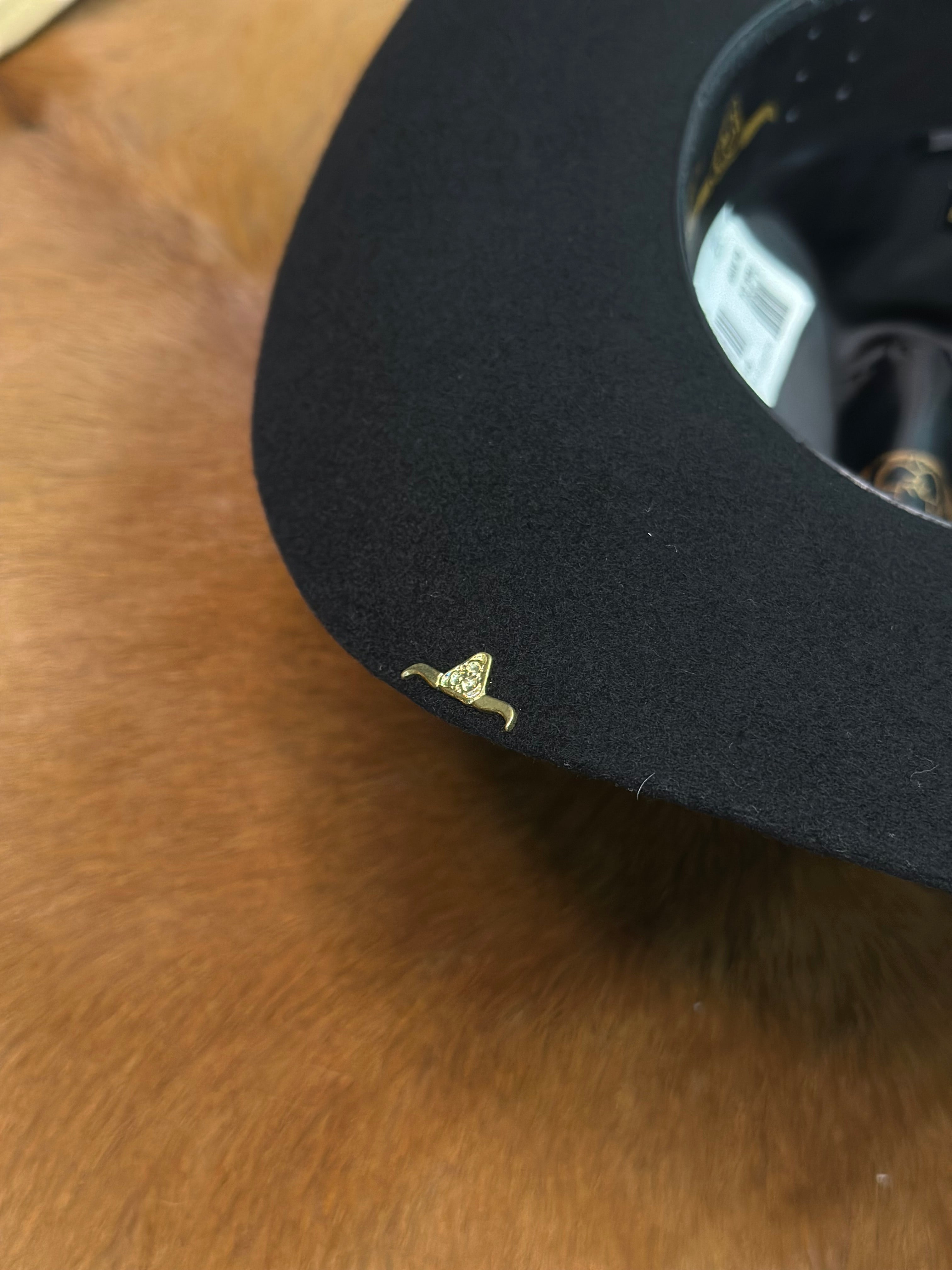 BULLHIDE 6X FELT HAT BLACK EL AVIONADO