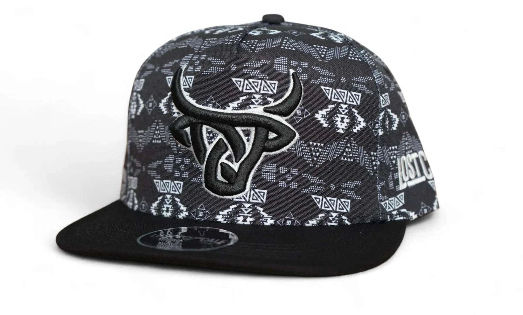 LOST CALF CAP BLACK 200.6 Laherradurawwnc.com