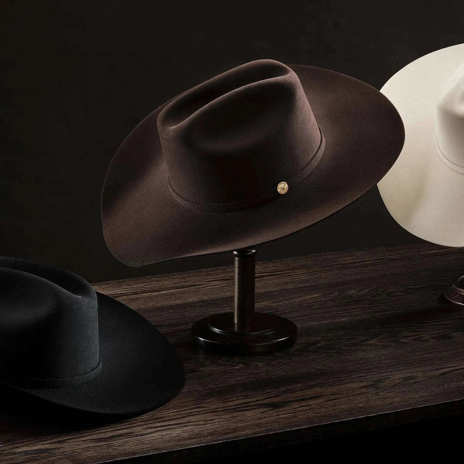 STETSON 100X THE GOLDEN EAGLE CHOCOLATE EDICIÓN ESPECIAL 160 ANIVERSARIO COPA CHICA Laherradurawwnc.com