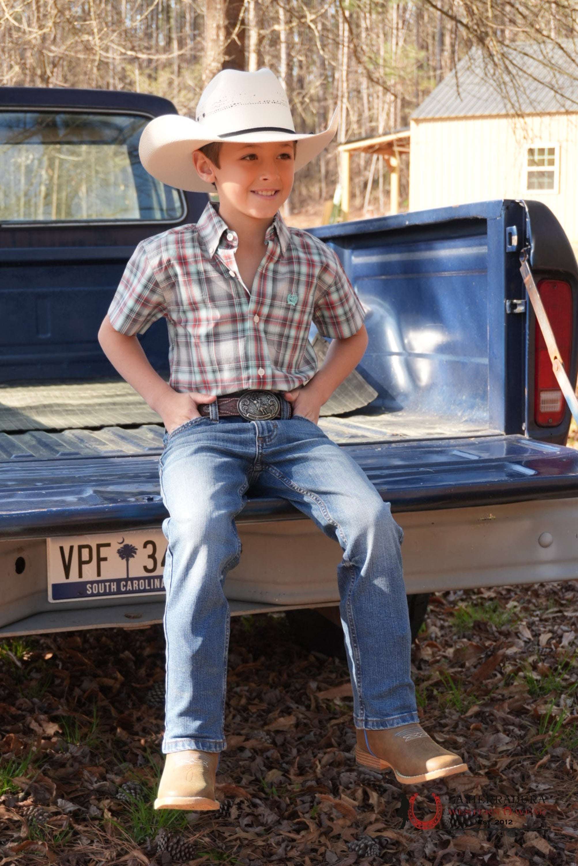 CINCH BOYS GEOMETRIC MULTICOLOR STYLE MTW7140030 Laherradurawwnc.com