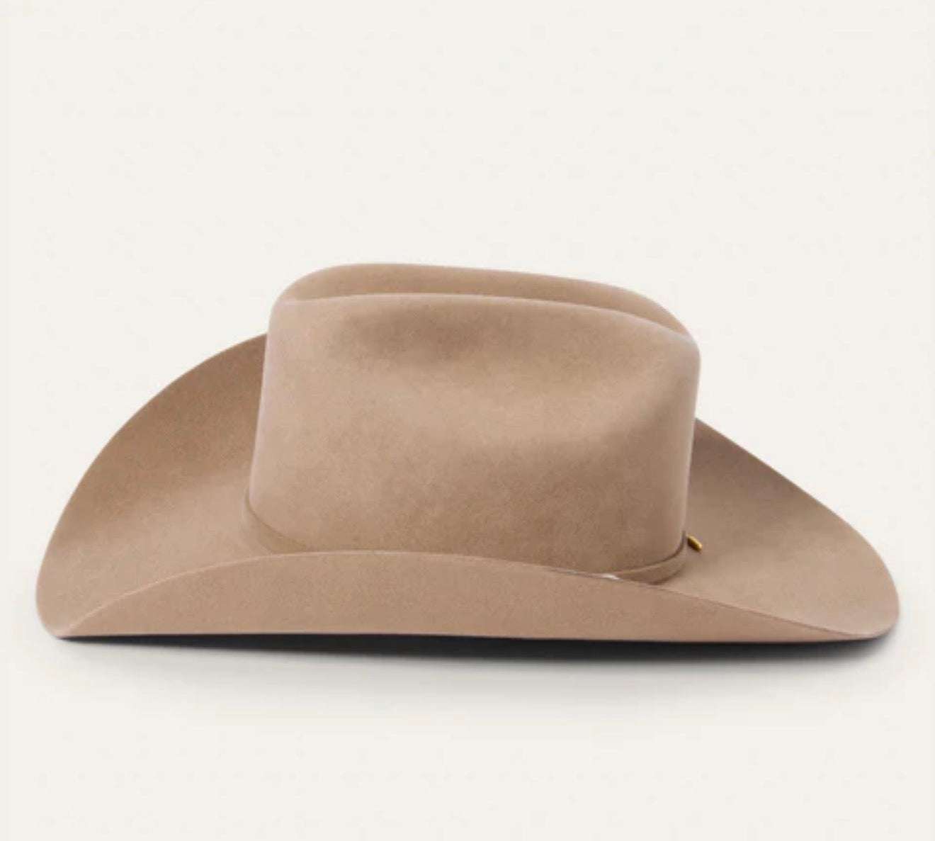 Beige cowboy hat side view