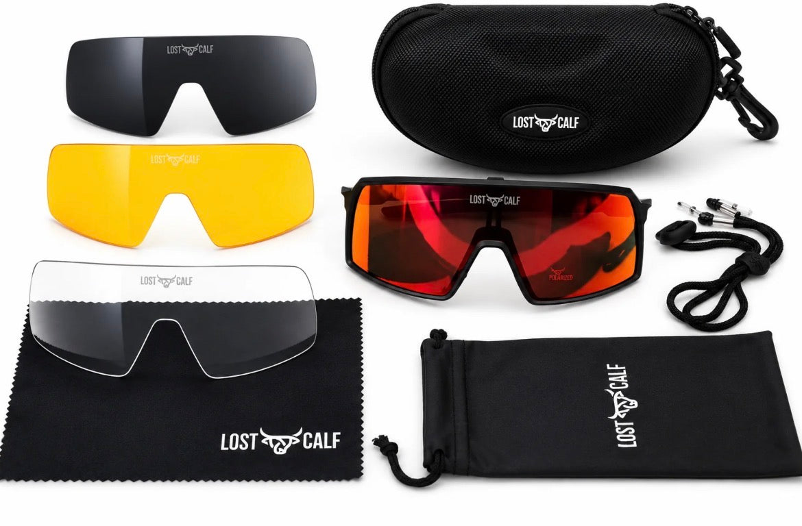 LOST CALF ZEX BLACK/GOLD SUNGLASSES