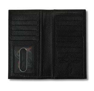 MENS ARIAT BLACK LEATHER RODEO WALLET- A3549701 Laherradurawwnc.com