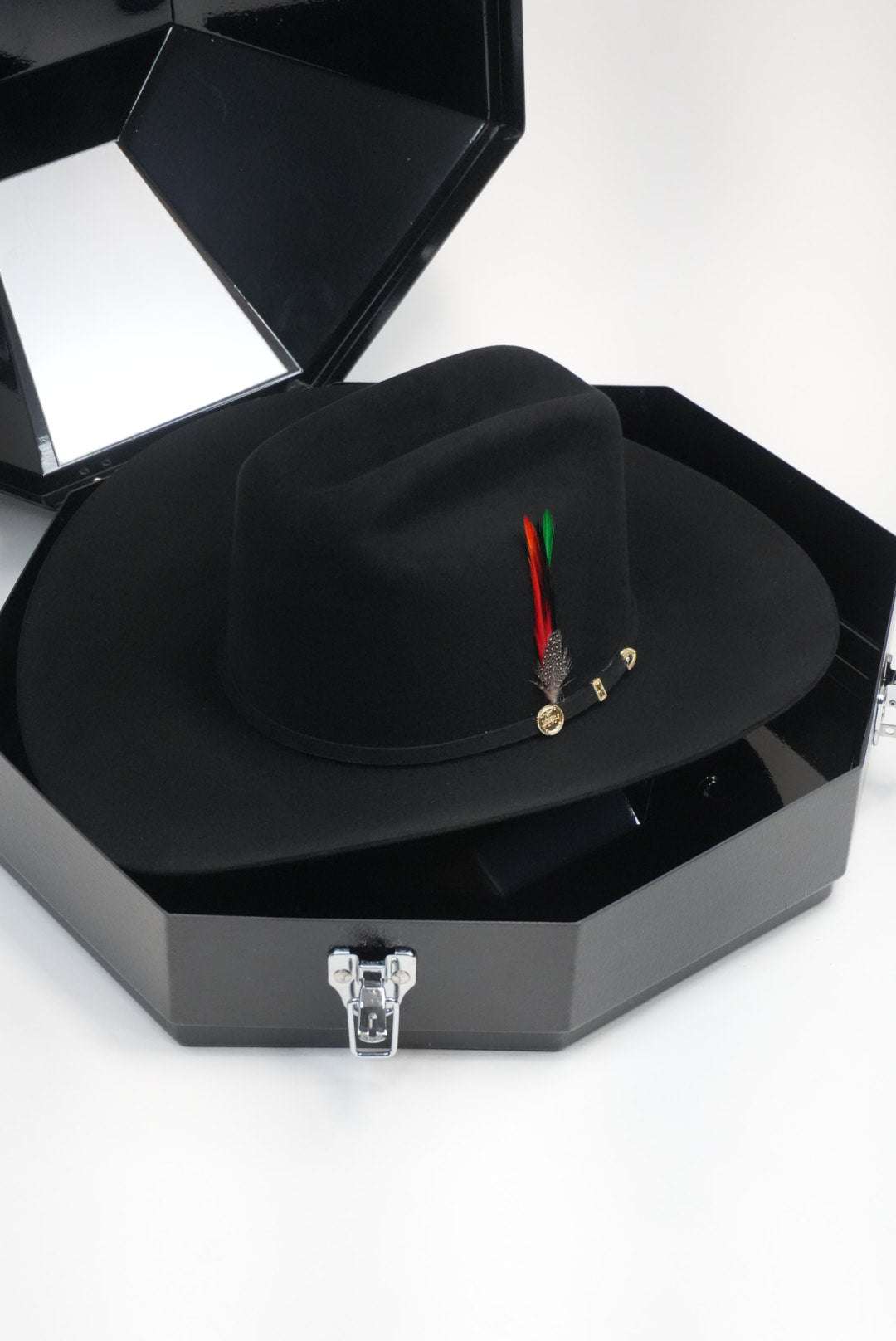 STETSON EL PRESIDENTE 100X BLACK/NEGRO COPA ALTA Laherradurawwnc.com