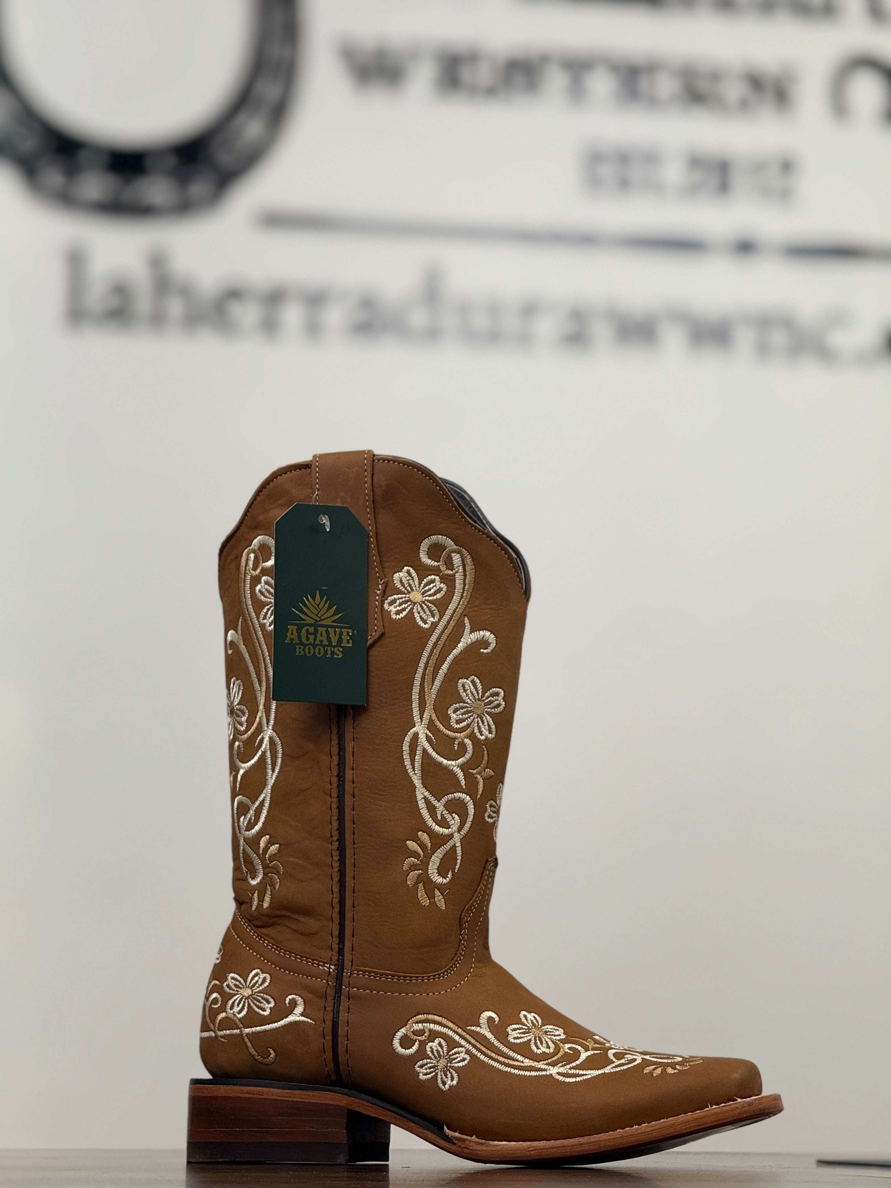 AGAVE MARIAN CRAZY CAFÉ CUERO WOMEN BOOT Laherradurawwnc.com