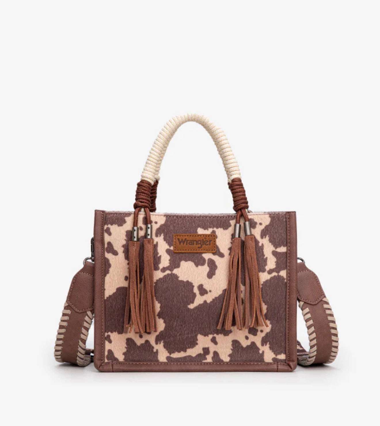 WRANGLER COWHIDE CROSS BODY LIGHT COFFEE 8120LCF Laherradurawwnc.com
