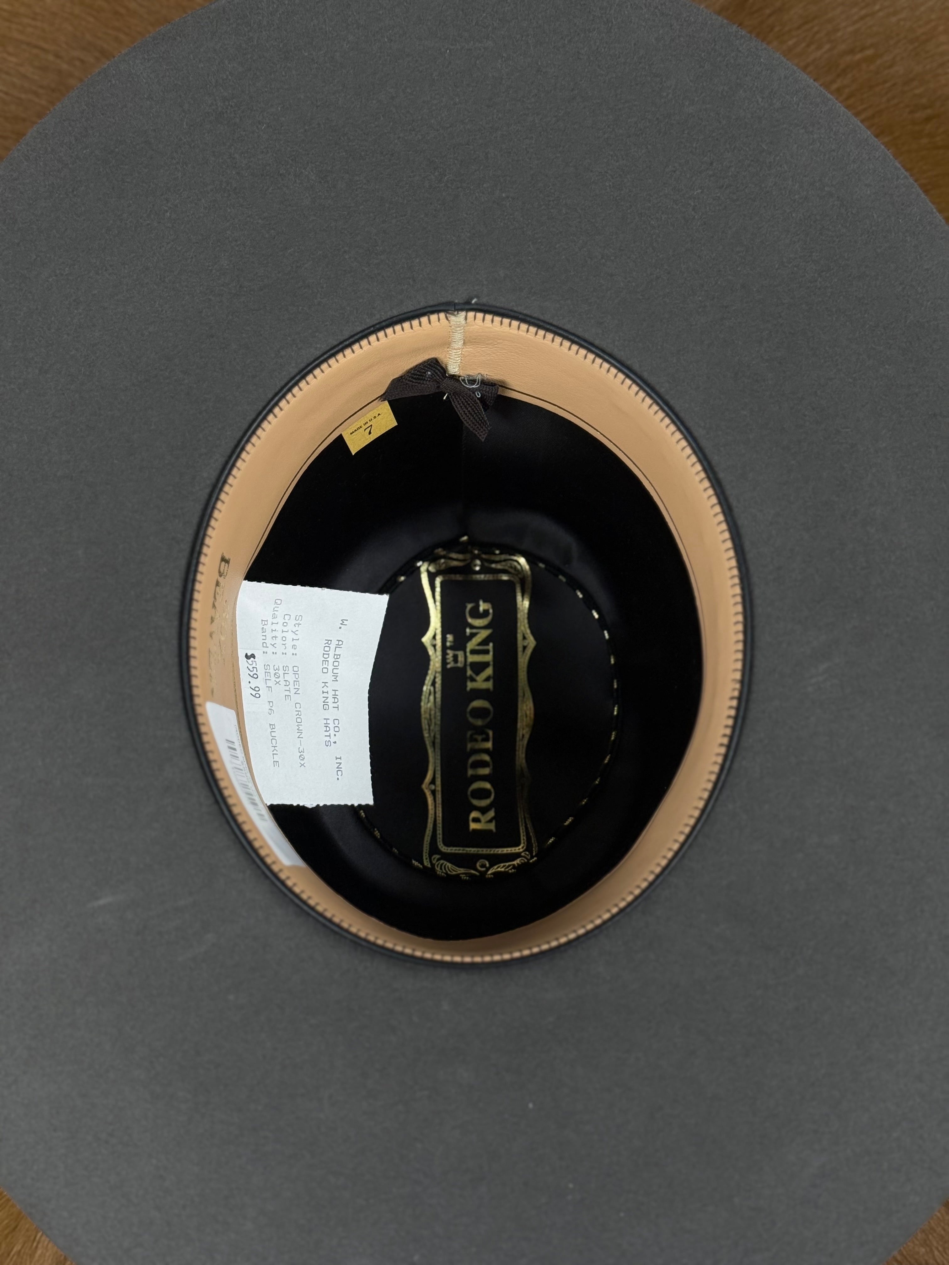 (RODEO KING 30x Slate Open Crown