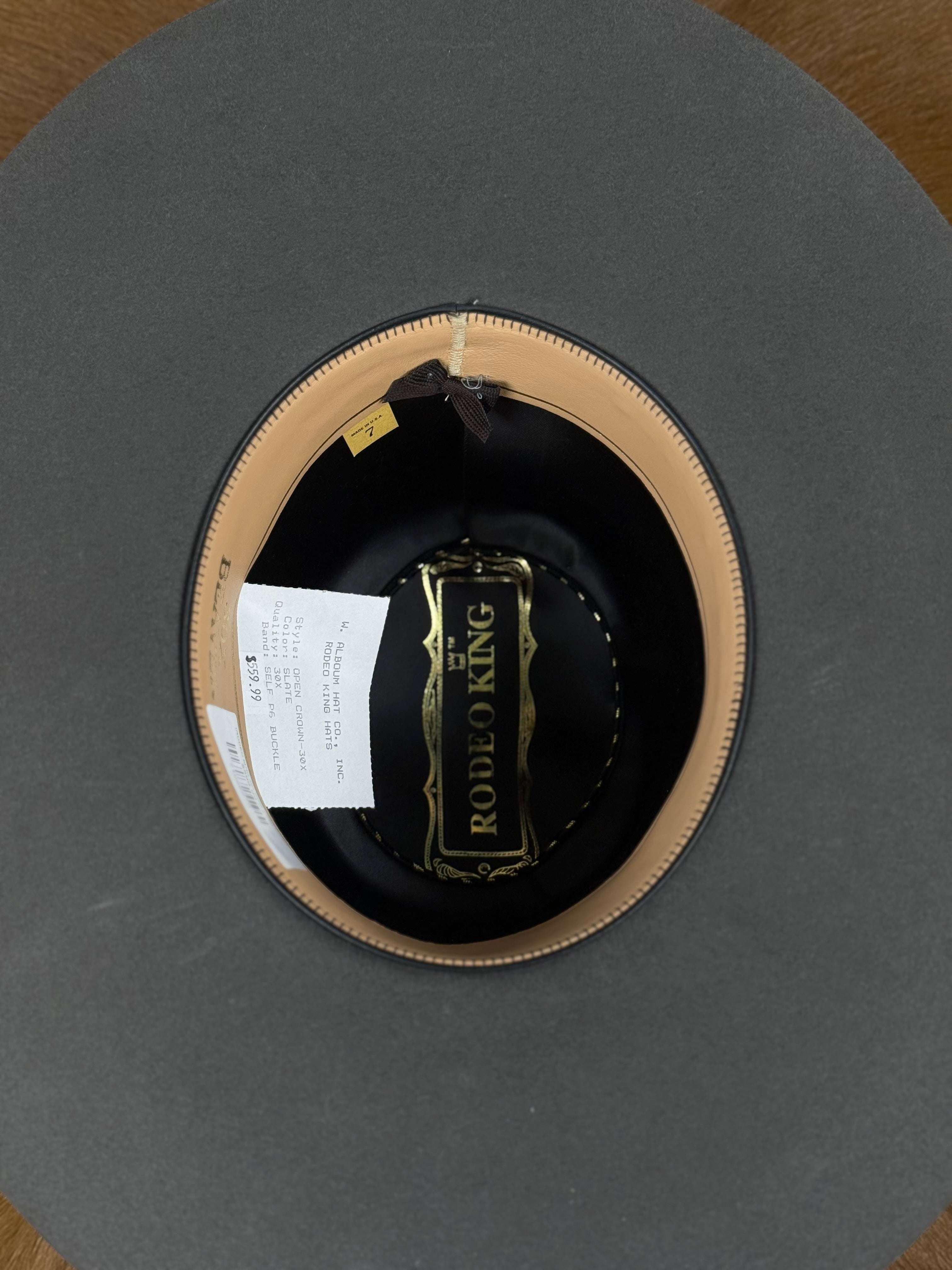 RODEO KING 30x Slate Open Crown Laherradurawwnc.com