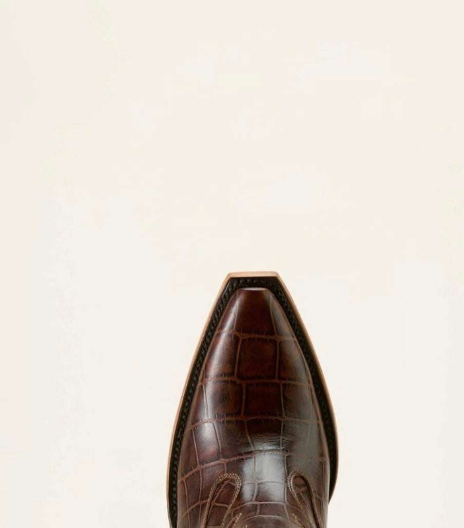 WOMEN’S CASANOVA LUXE ESPRESSO CROC PRINT 10061831 Laherradurawwnc.com