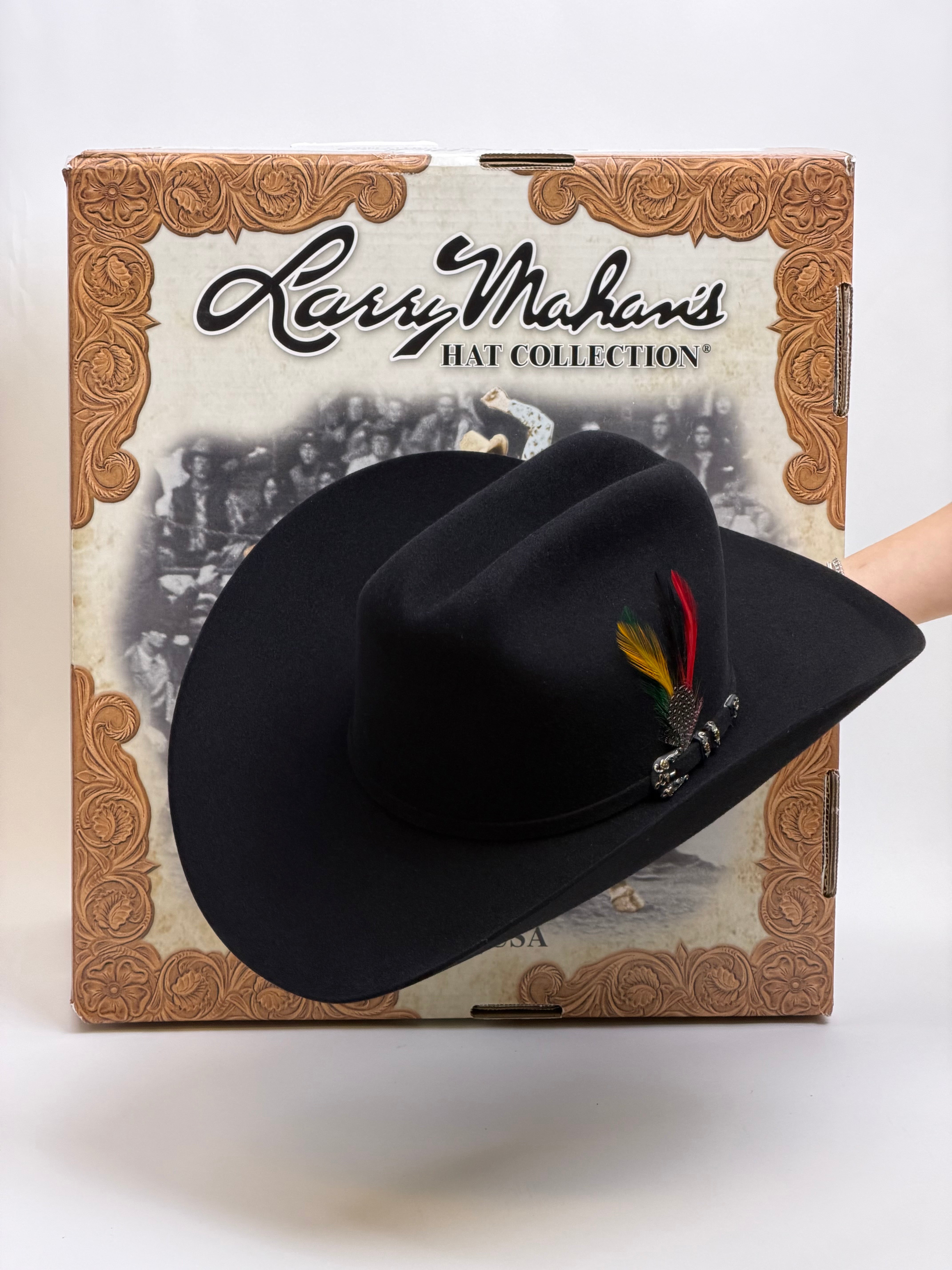 LARRY MAHAN´S 10X JERARCA COWBOY GORRO NEGRO