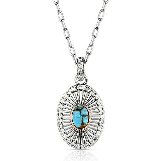 MONTANA SILVERSMITH TURQUOISE SUNBURST NECKLACE Laherradurawwnc.com