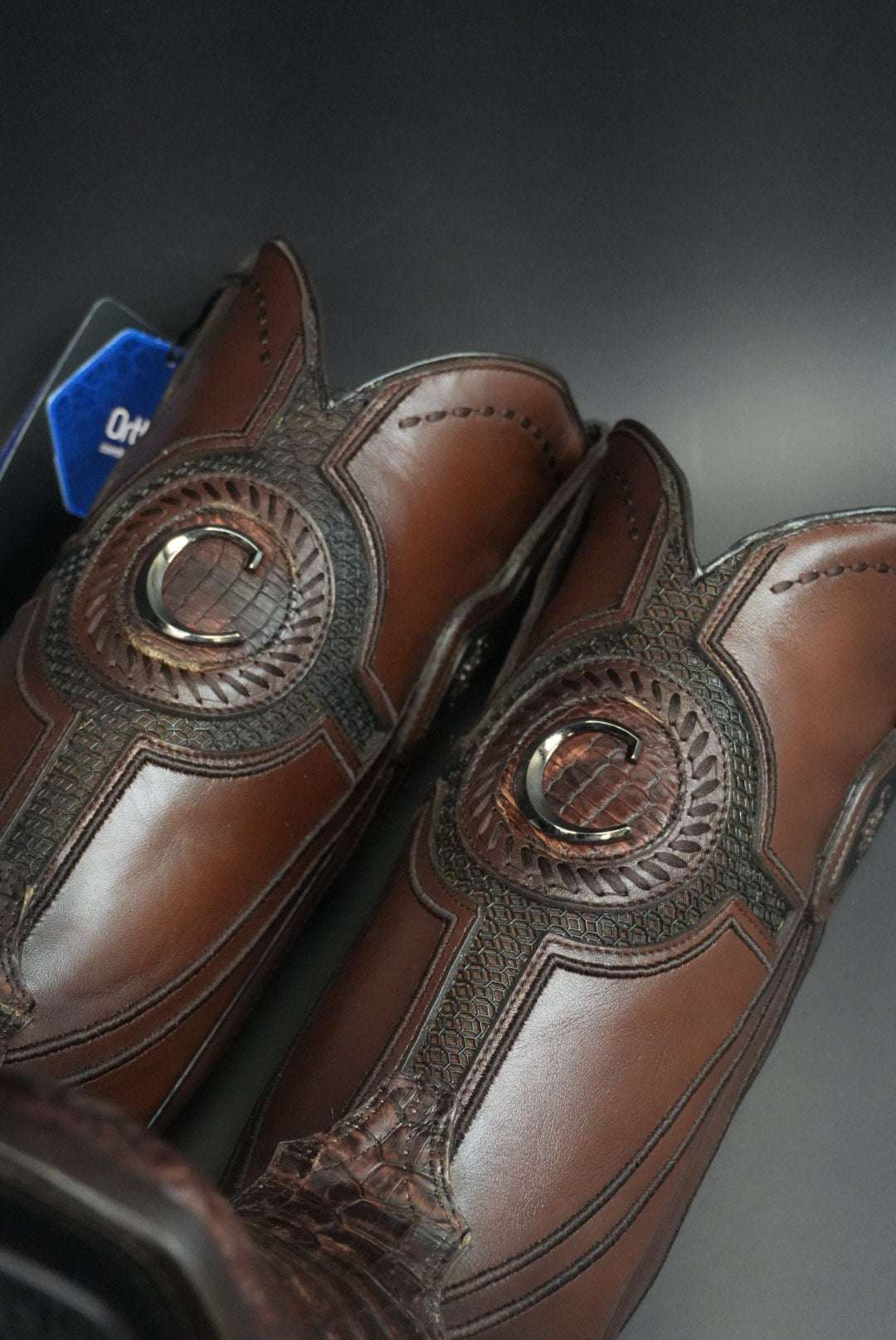 CUADRA MENS BOTA DE FUSCUS LOMO BELLY Y BALTICO CAFE SQ. TOE CU975 Laherradurawwnc.com