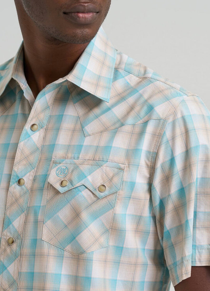 Wrangler Men’s Retro Short Sleeve Shirt Modern Fit - 112378930
