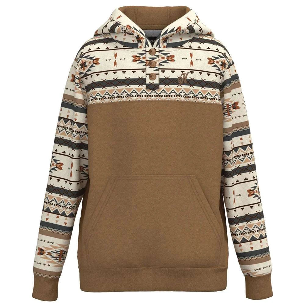 Hooey Youth Boys Brown Hoody HH1194CRBR Laherradurawwnc.com
