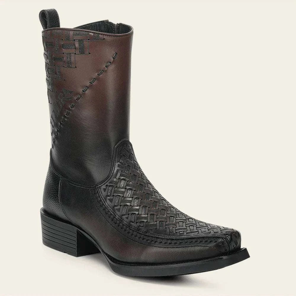 CUADRA MEN BOTIN DE RES CRUST CASTAÑO NARROW SQ TOE CC293 Laherradurawwnc.com