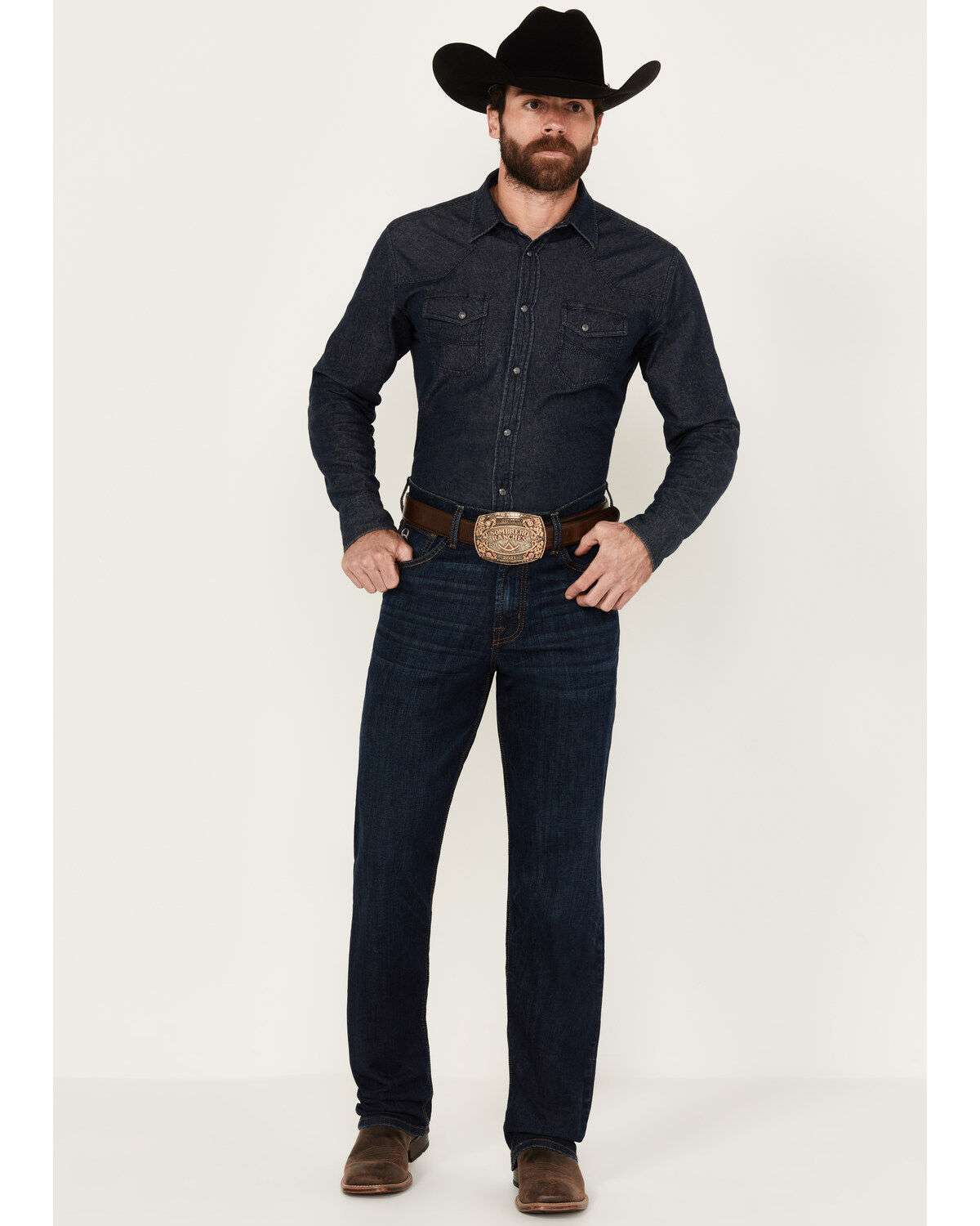 CINCH BLACK LABEL 2.0 ORIGINAL RISE SLIGHTLY TAPERED LEG- MB90633012 Laherradurawwnc.com