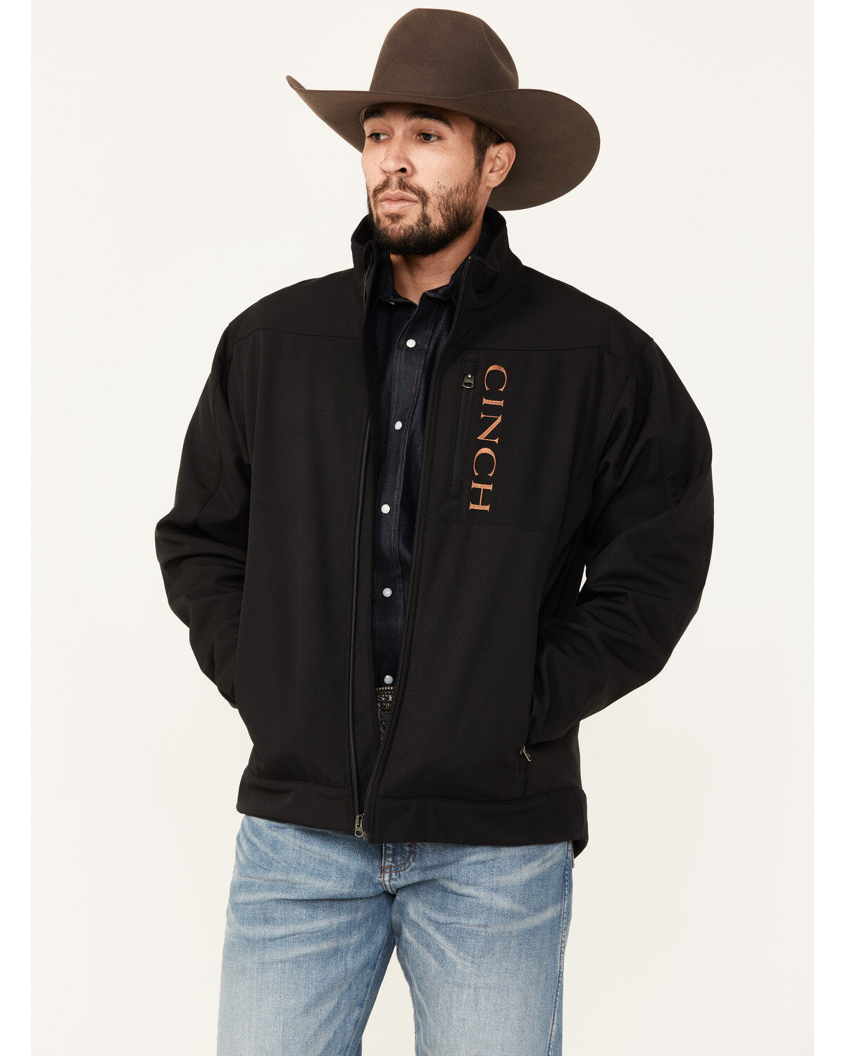 CINCH MENS Black Classic team logo-MWJ1567006 Laherradurawwnc.com