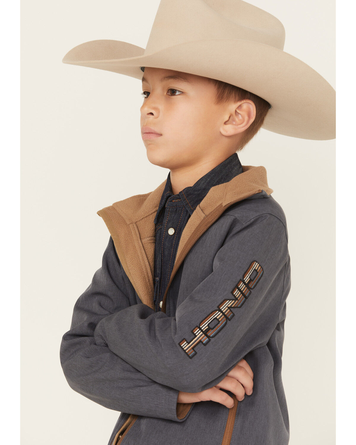 CINCH BOYS JACKET MWJ5070007 GREY