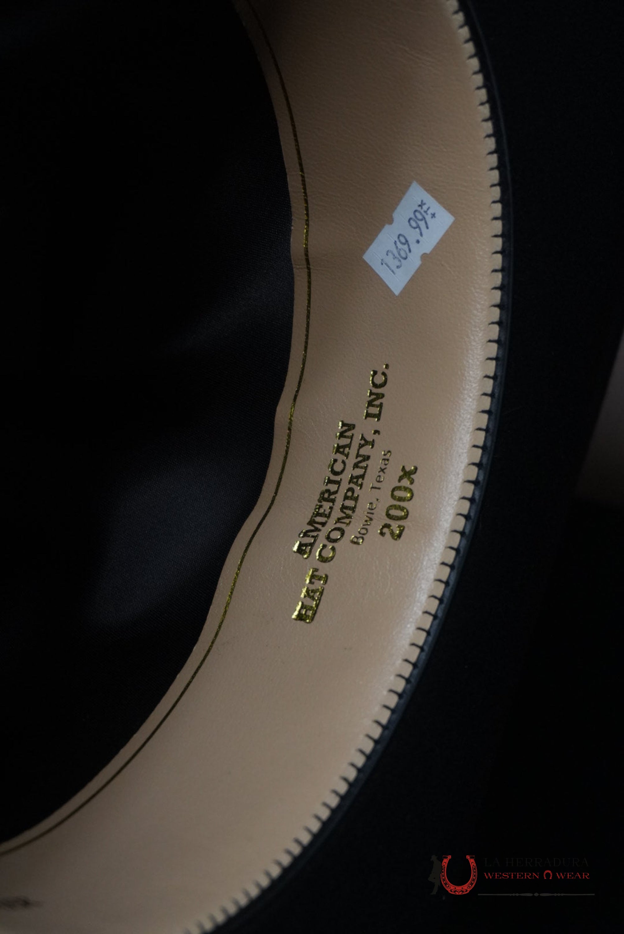 200X American Felt Hat Black TEJANA