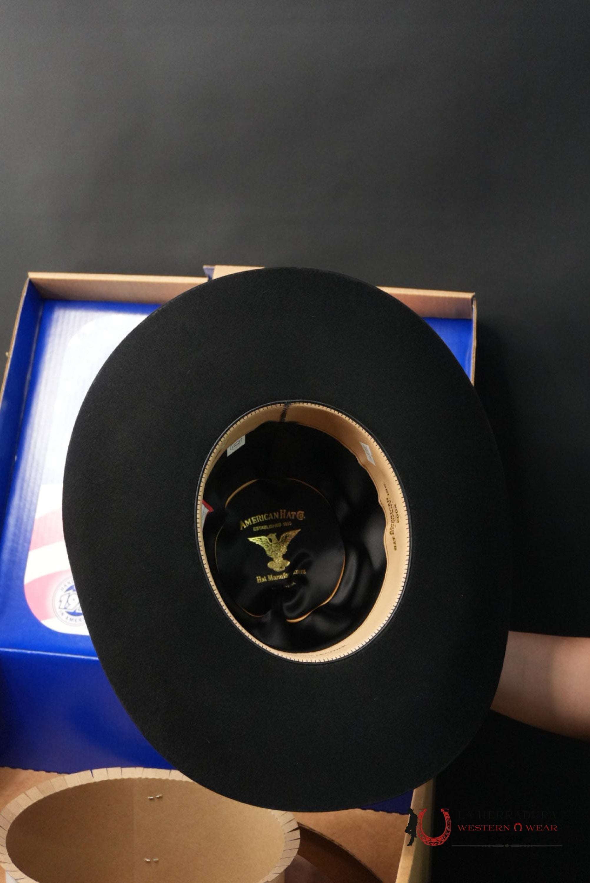 200X American Felt Hat Black TEJANA