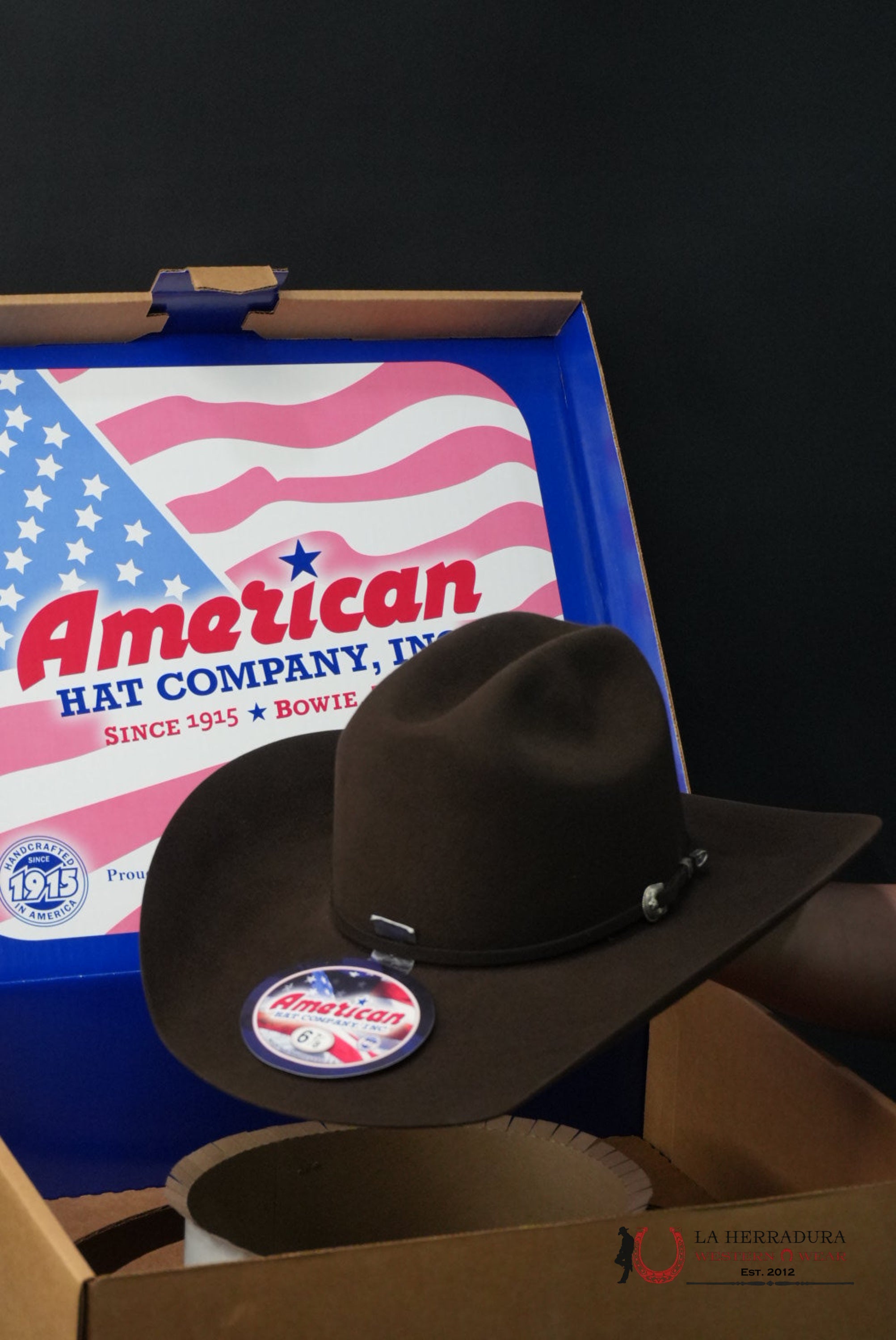 200X American Felt Hat Chocolate TEJANA