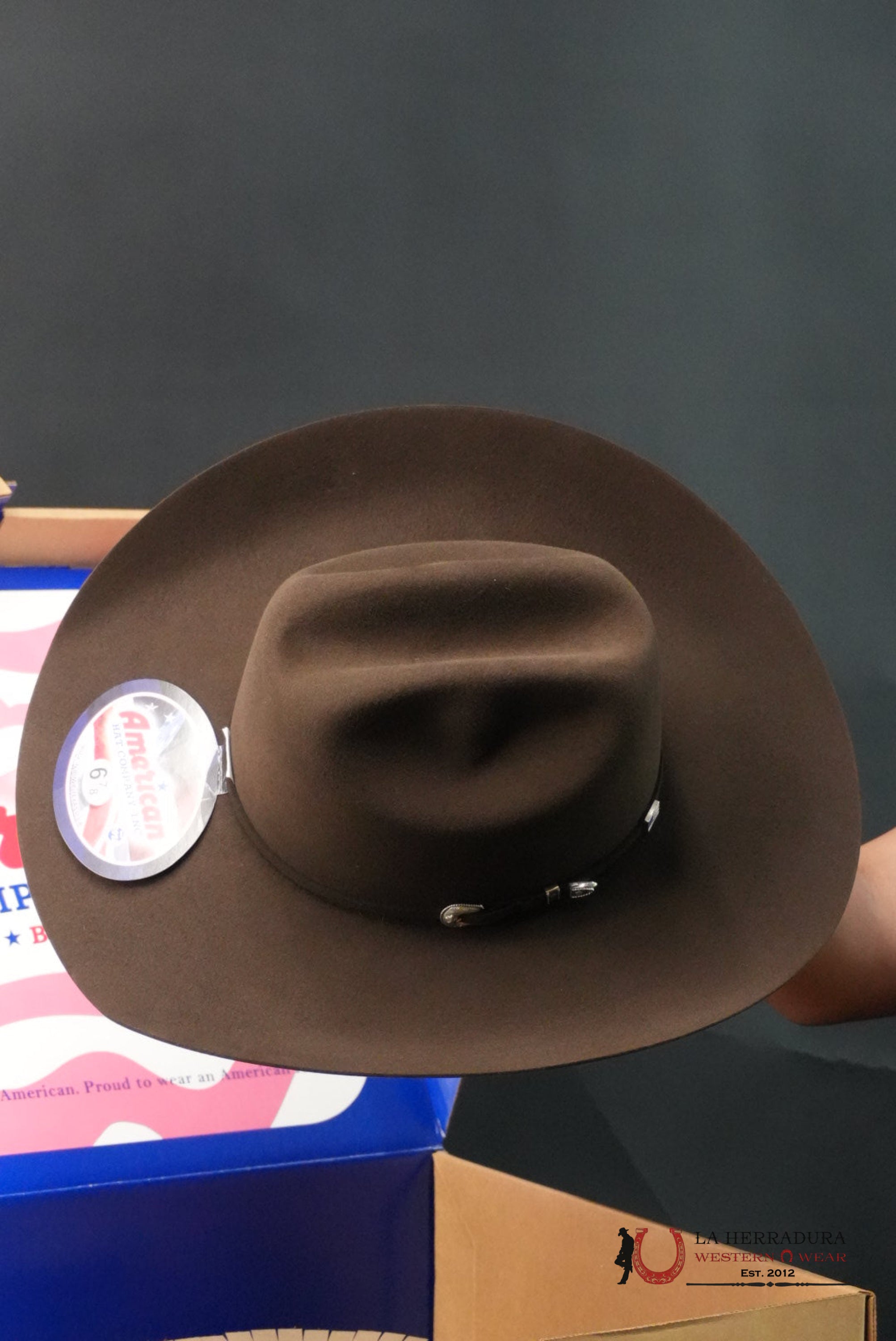 200X American Felt Hat Chocolate TEJANA