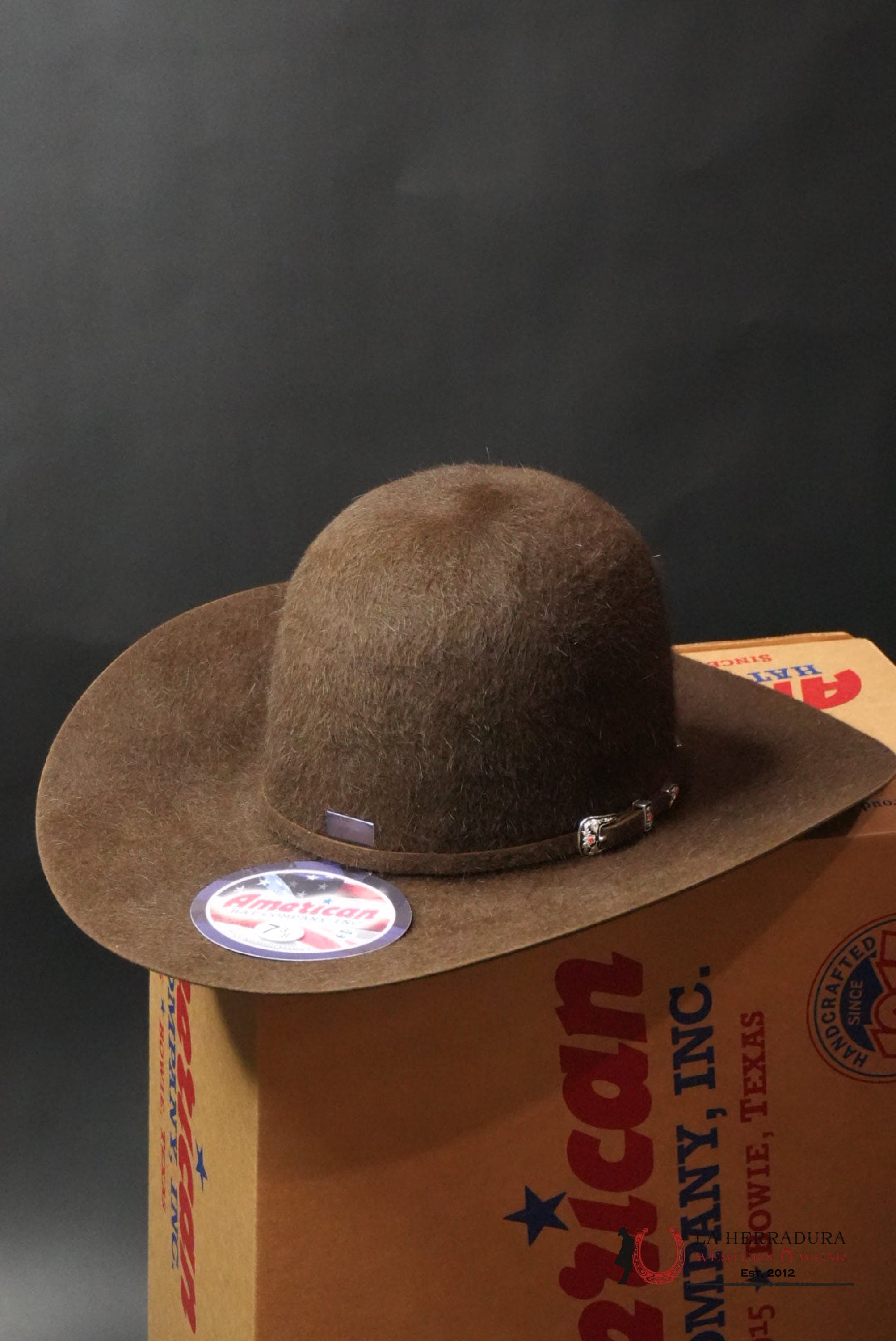 20X American Felt Hat Grizzly Chocolate TEJANA