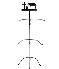 PRAYING COWBOY METAL 3 TIER HAT RACK Laherradurawwnc.com