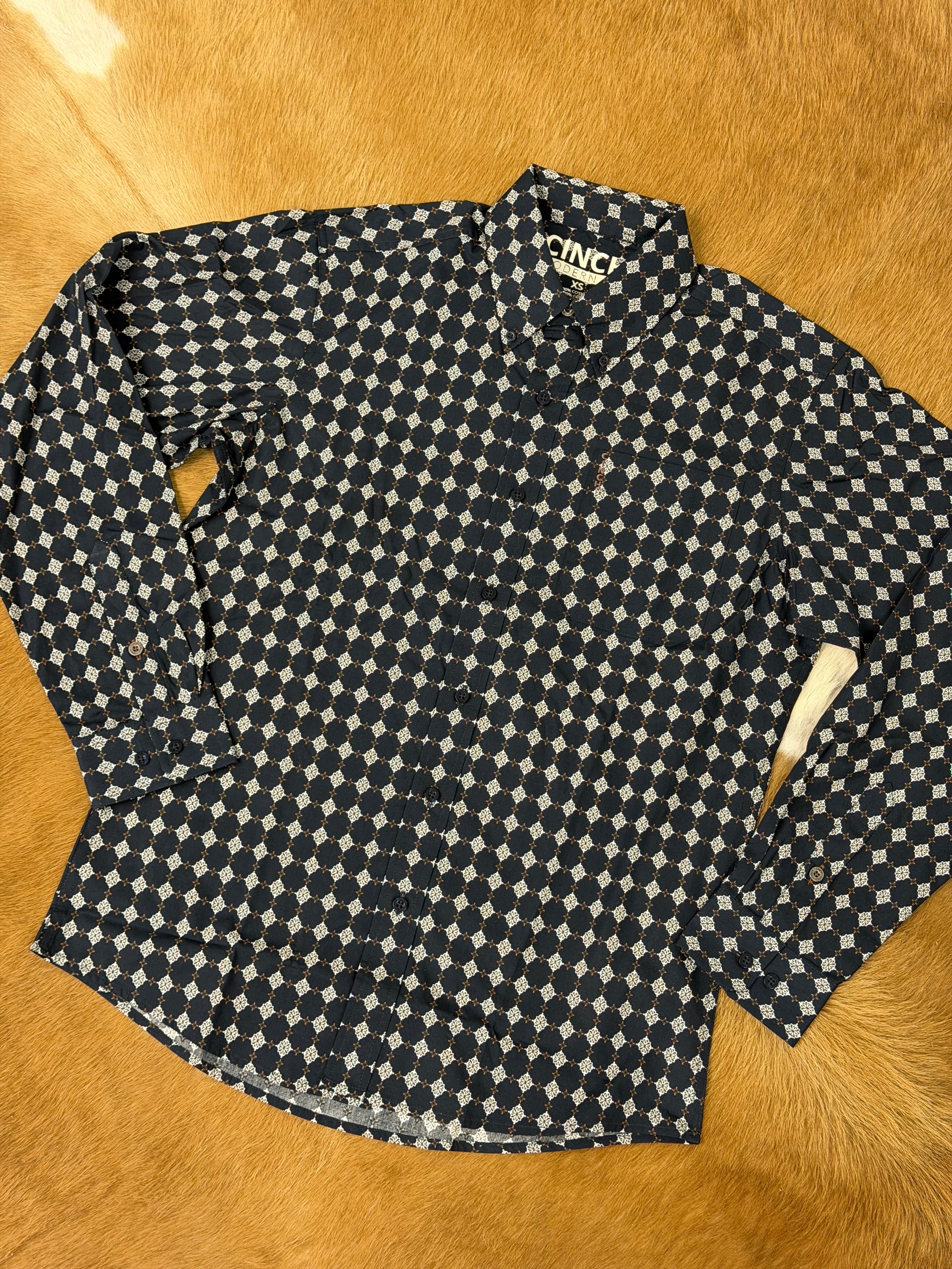 CINCH MENS MODERN FIT SLIGHTLY NARROWED BODY SAME CINCH SLEEVE LENGTH MTW1347147