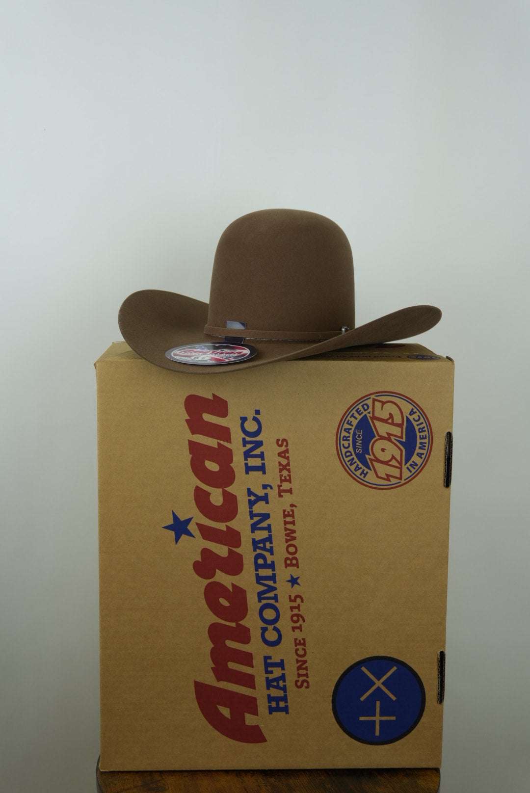 10X American Felt Hat Tuscan Open Crown Laherradurawwnc.com