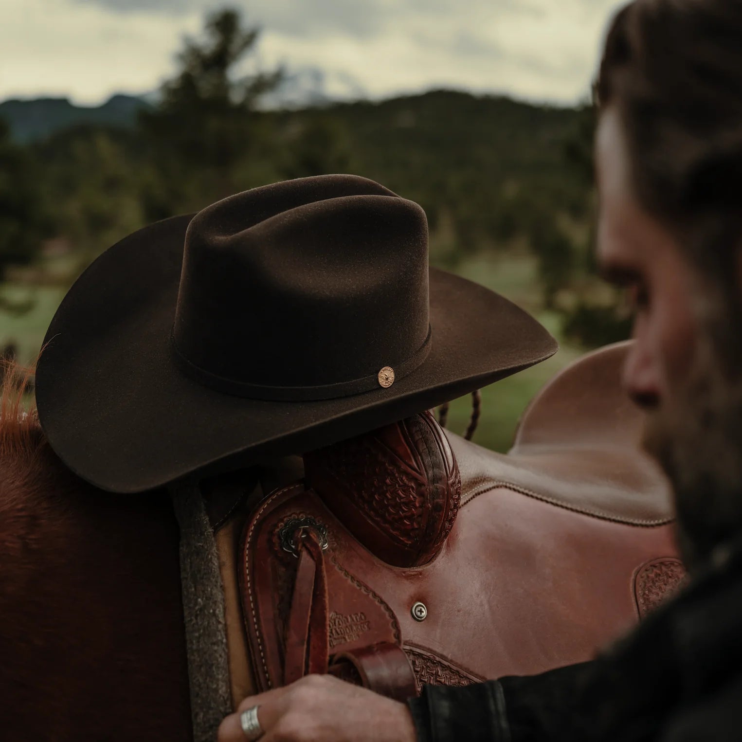 STETSON 100X GOLDEN EAGLE CHOCOLATE EDICIÓN ESPECIAL 160 ANIVERSARIO COPA CHICA