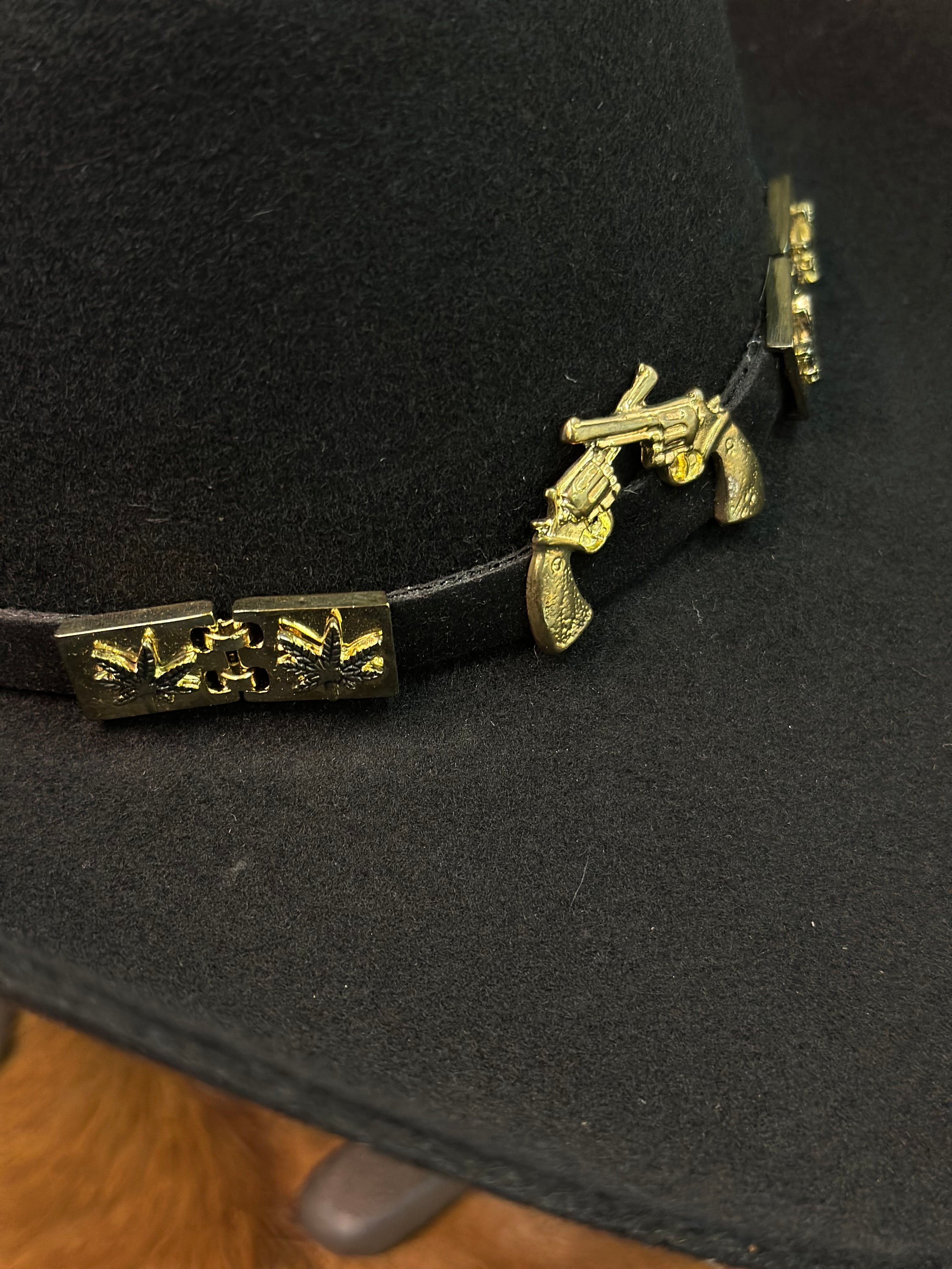 BLACK EL PEDERO BULLHIDE 6X FELT HAT