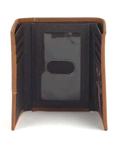 ARIAT MENS BROWN TRIFOLD WALLET- A3555744 Laherradurawwnc.com