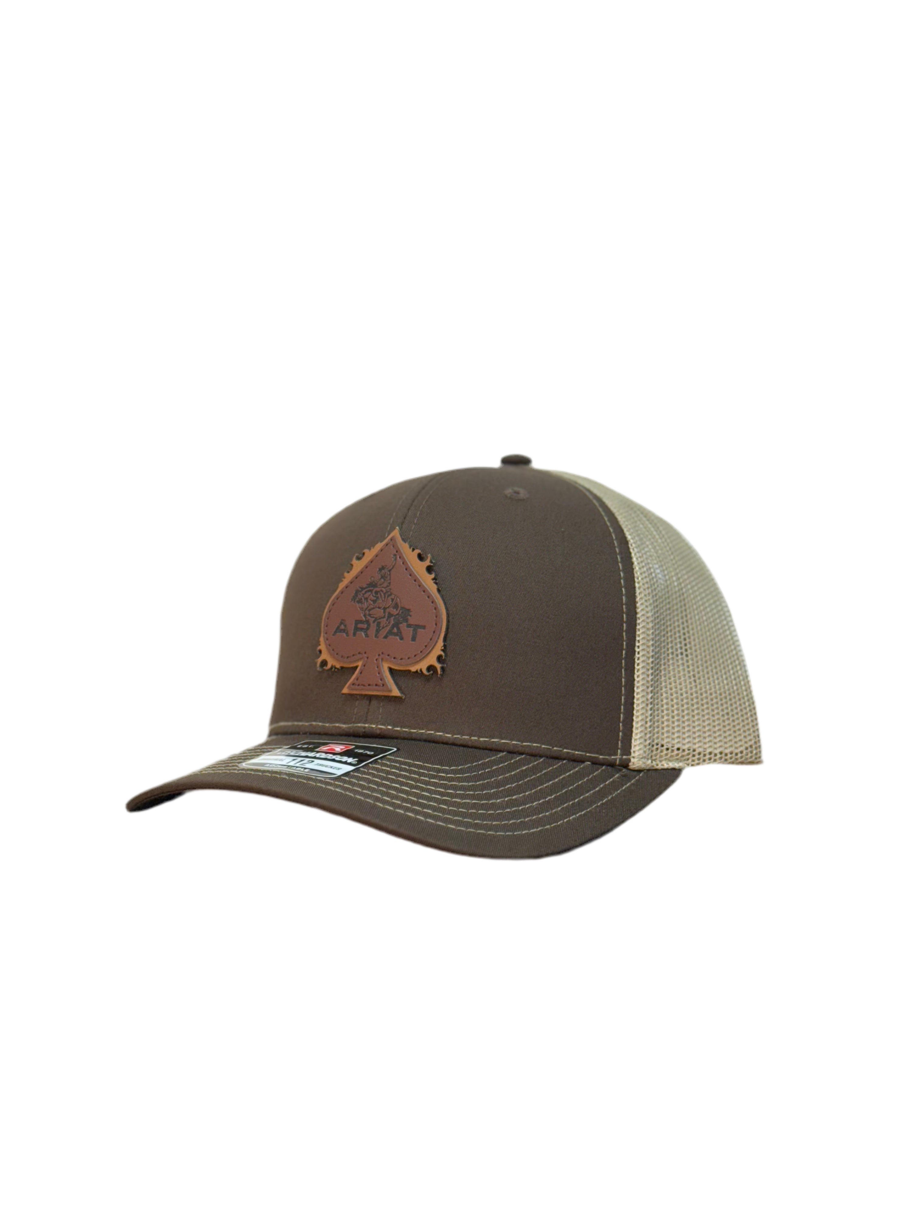 ARIAT CAP TAN AND BROWN CARD
